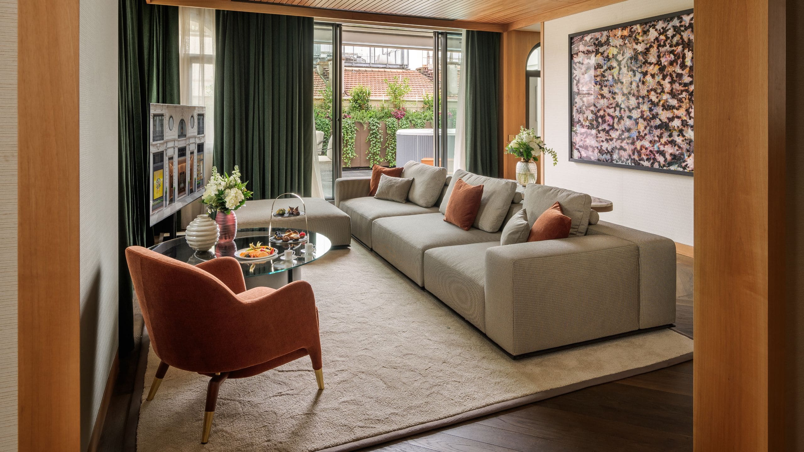 Park Hyatt Milan Duomo Suite Living Room