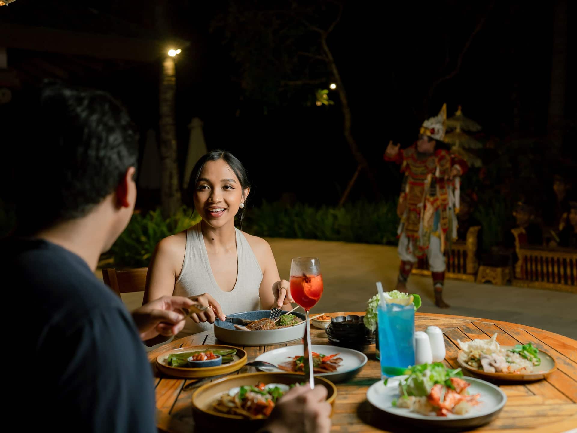 BBQ Grill Seasonal BBQ Dinner at Omang Omang Restaurant Hyatt Regency Bali