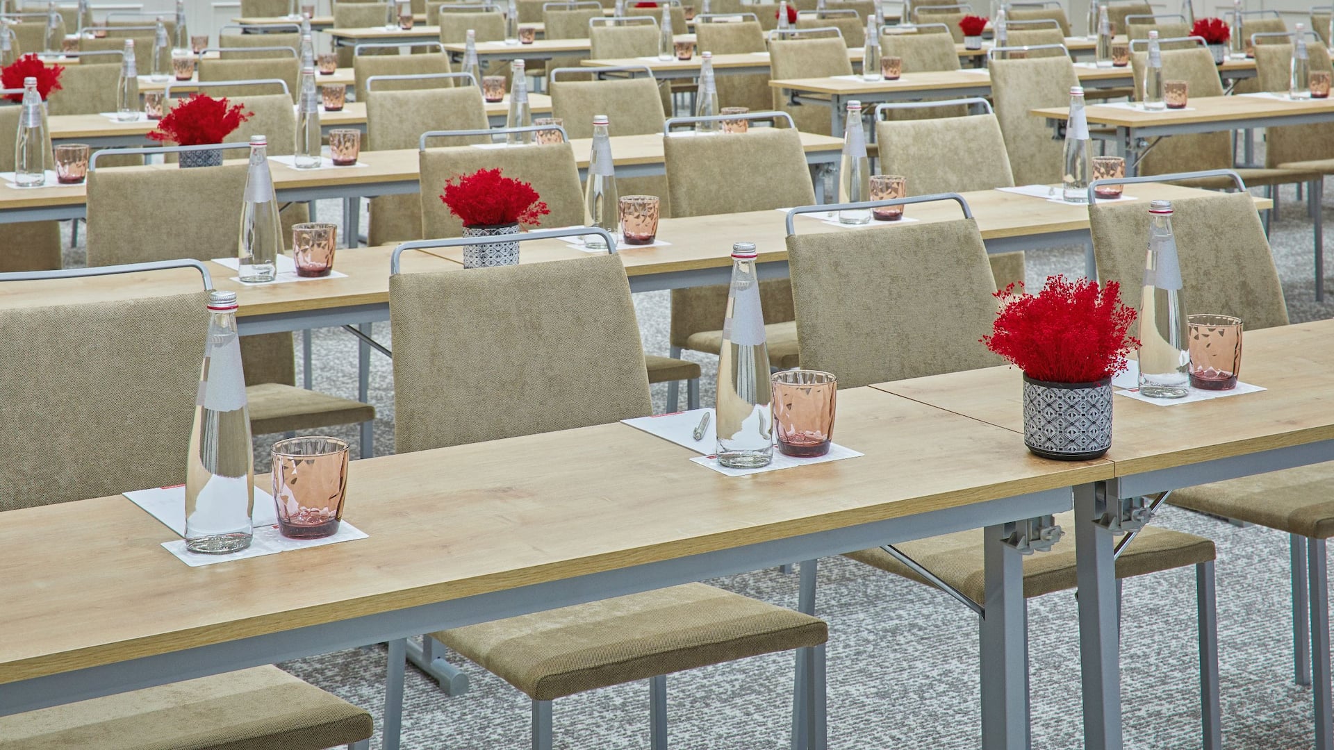 Grand Hyatt La Manga Club Golf & Spa Meeting Room Olivos Classroom Table Setup Detail