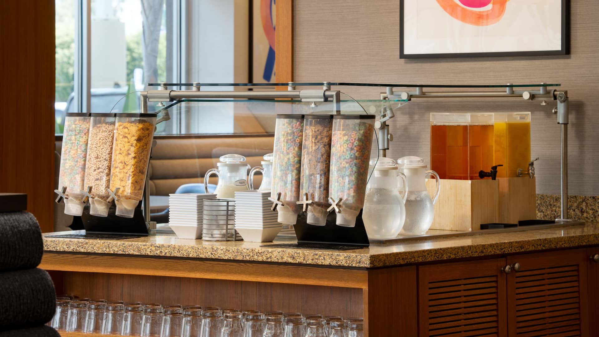 Hyatt Place at Anaheim Resort/Convention Center Cereal Station