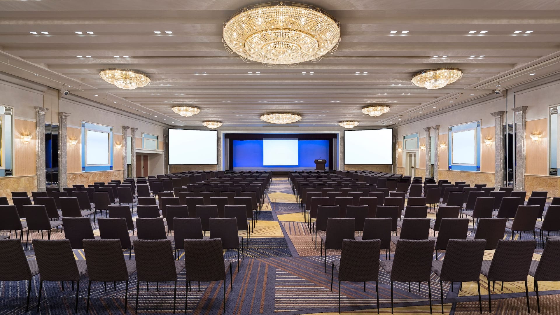 1 of 2 Hyatt Regency Tokyo Banquet Room Century Room Theater Setup