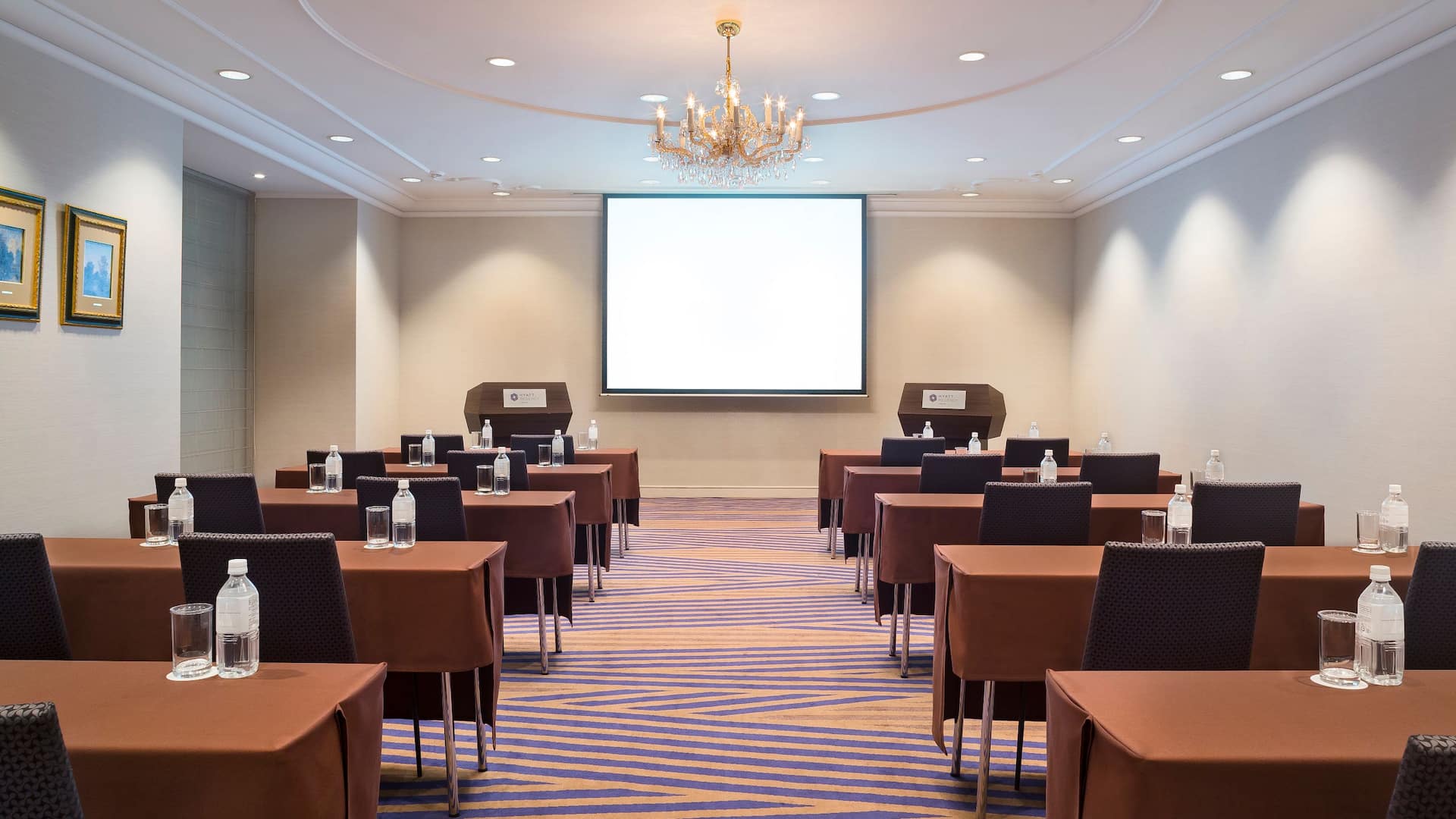 1 of 2 Hyatt Regency Tokyo Banquet Room Yoshino Classroom Setup