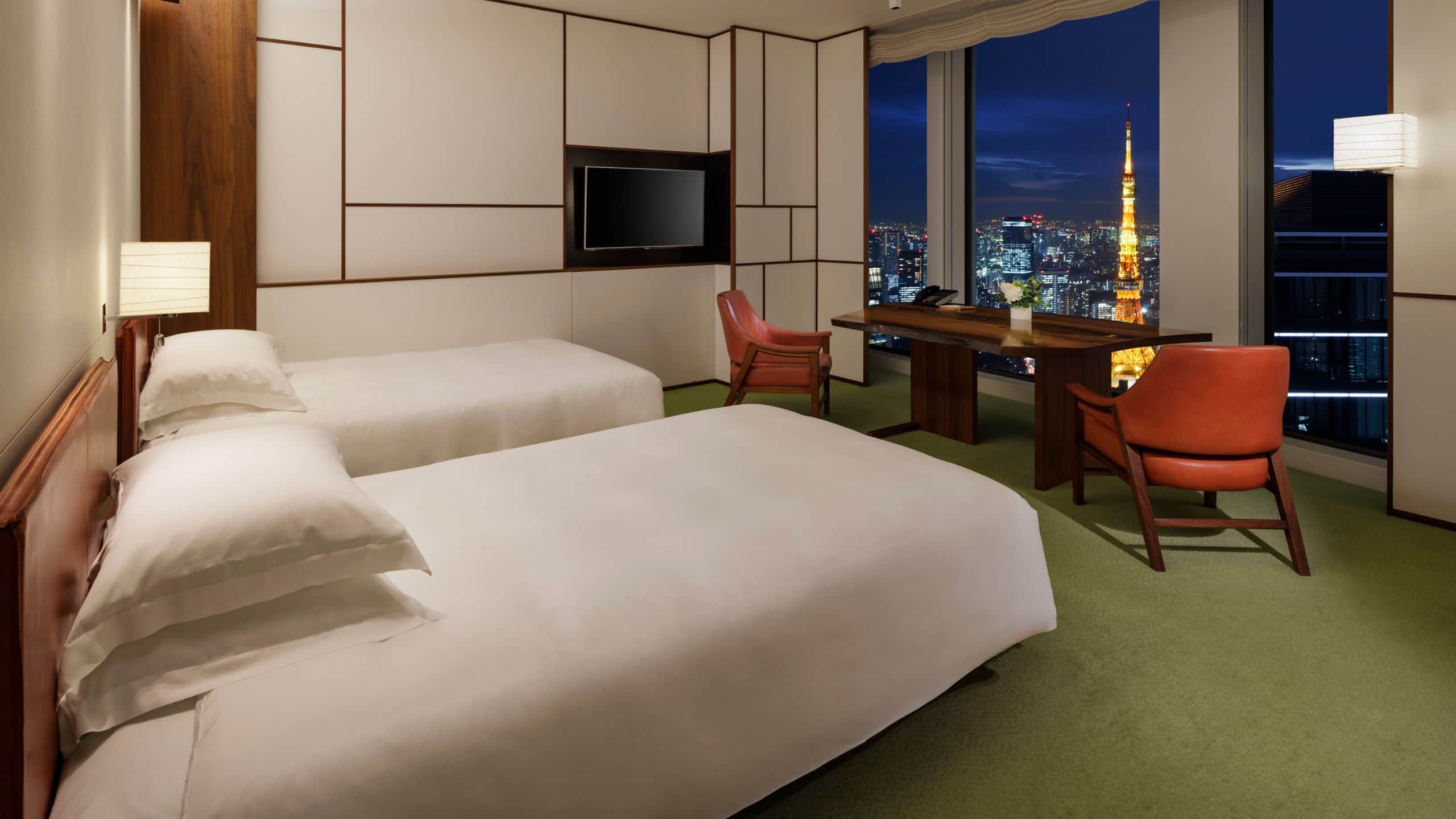 Andaz Tokyo Toranomon Hills Twin Tower View Night