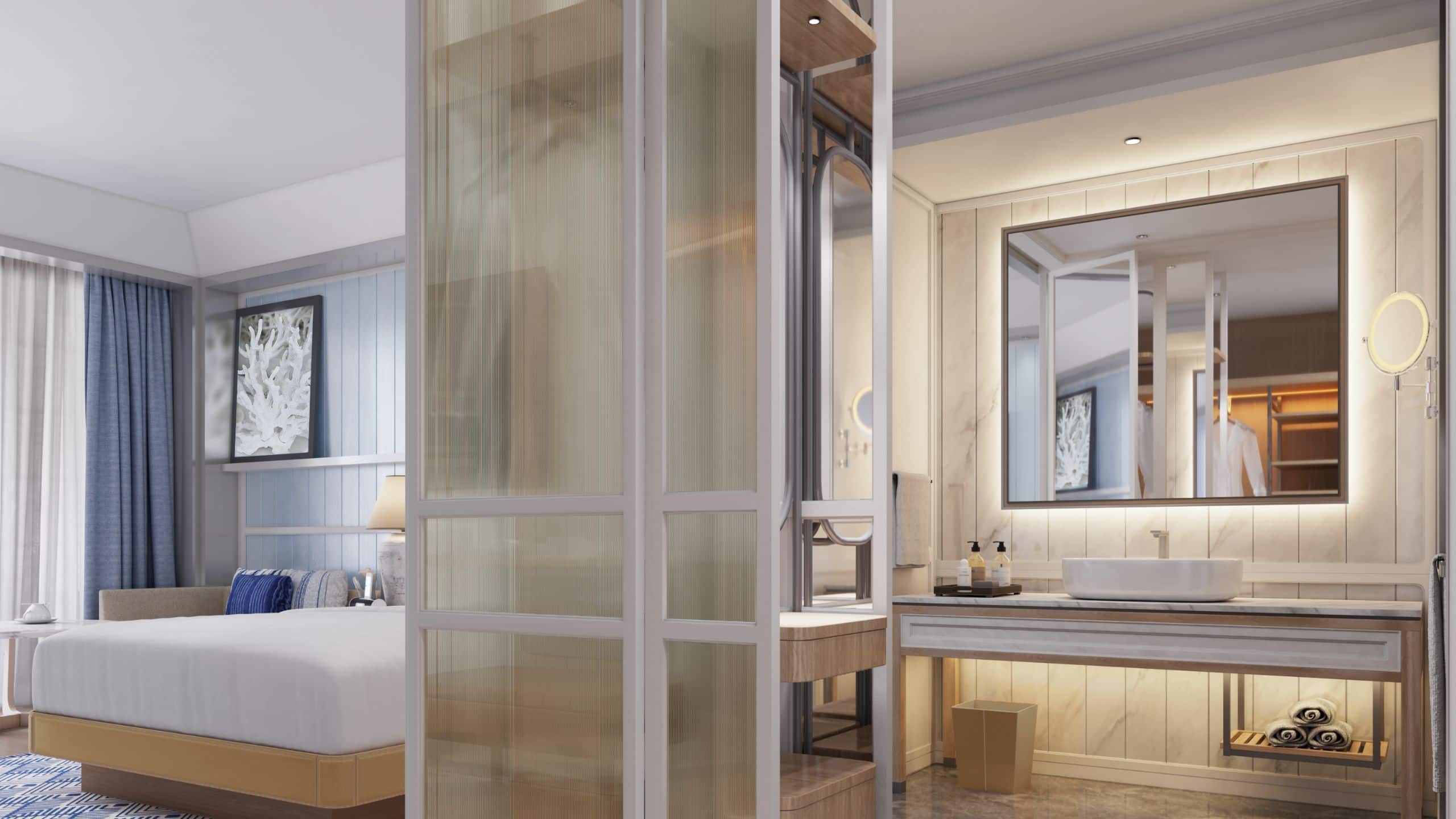 2 из 2 Hyatt Centric Xiamen Ocean Front King Room Bathroom