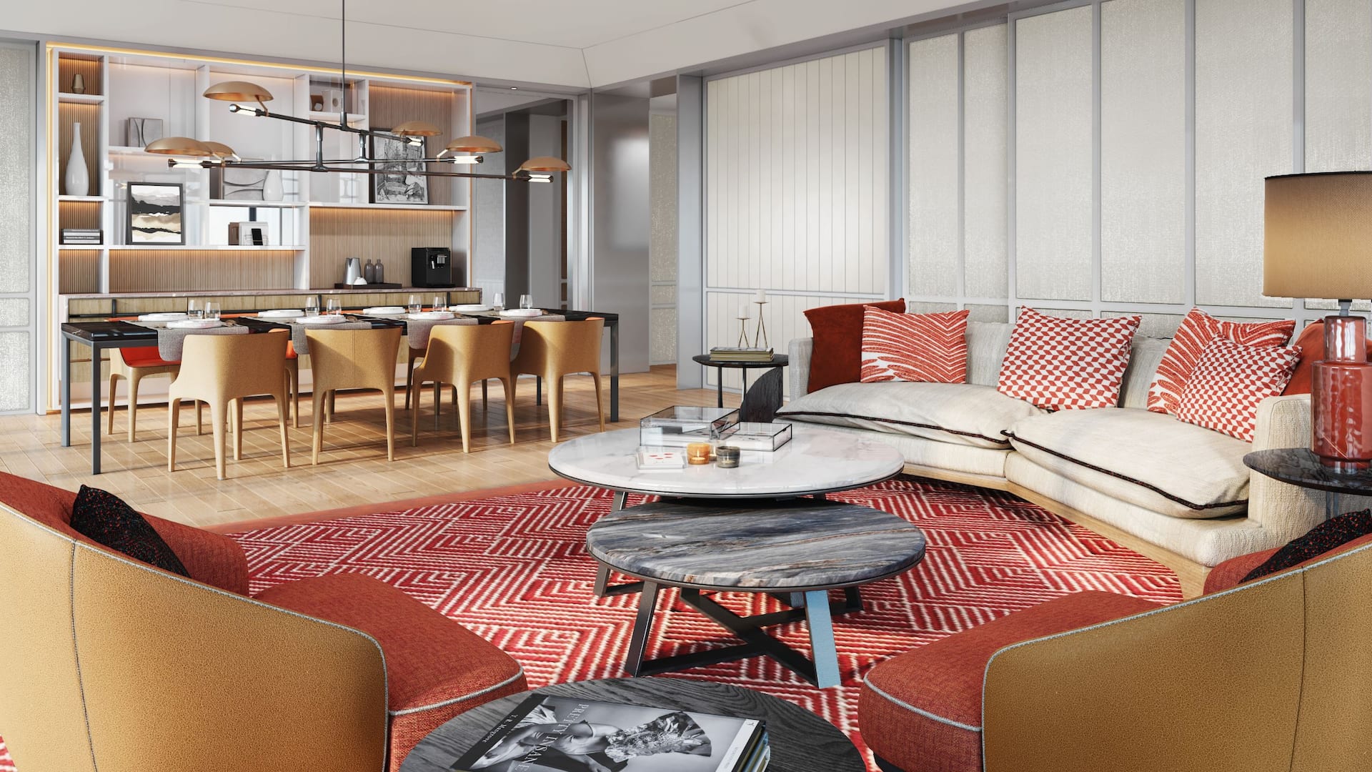 第 2，共 2 Hyatt Centric Xiamen Ocean Front Suite Living Room Setup