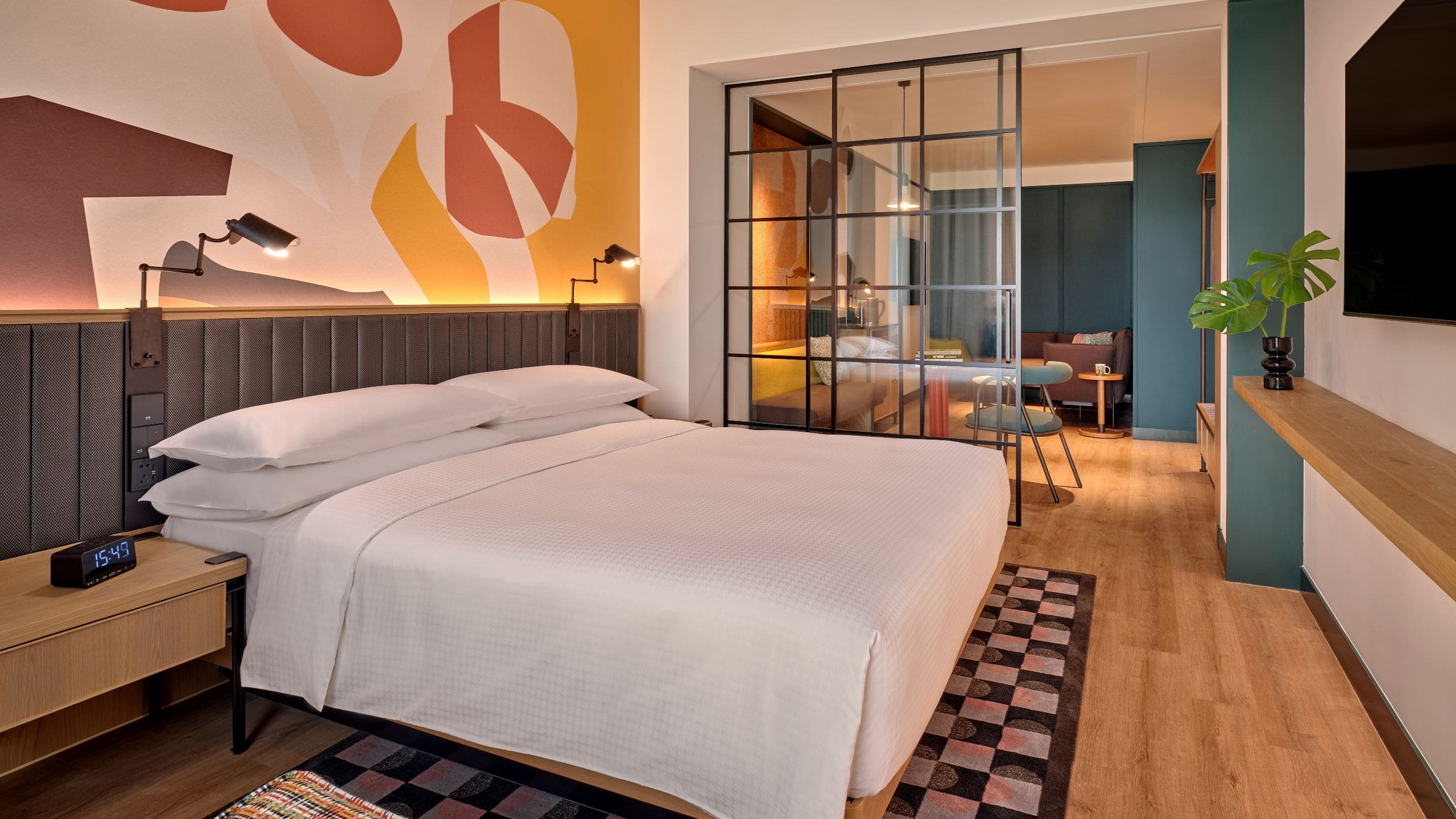 Caption by Hyatt Zhongshan Park Shanghai Junior Suite Bedroom