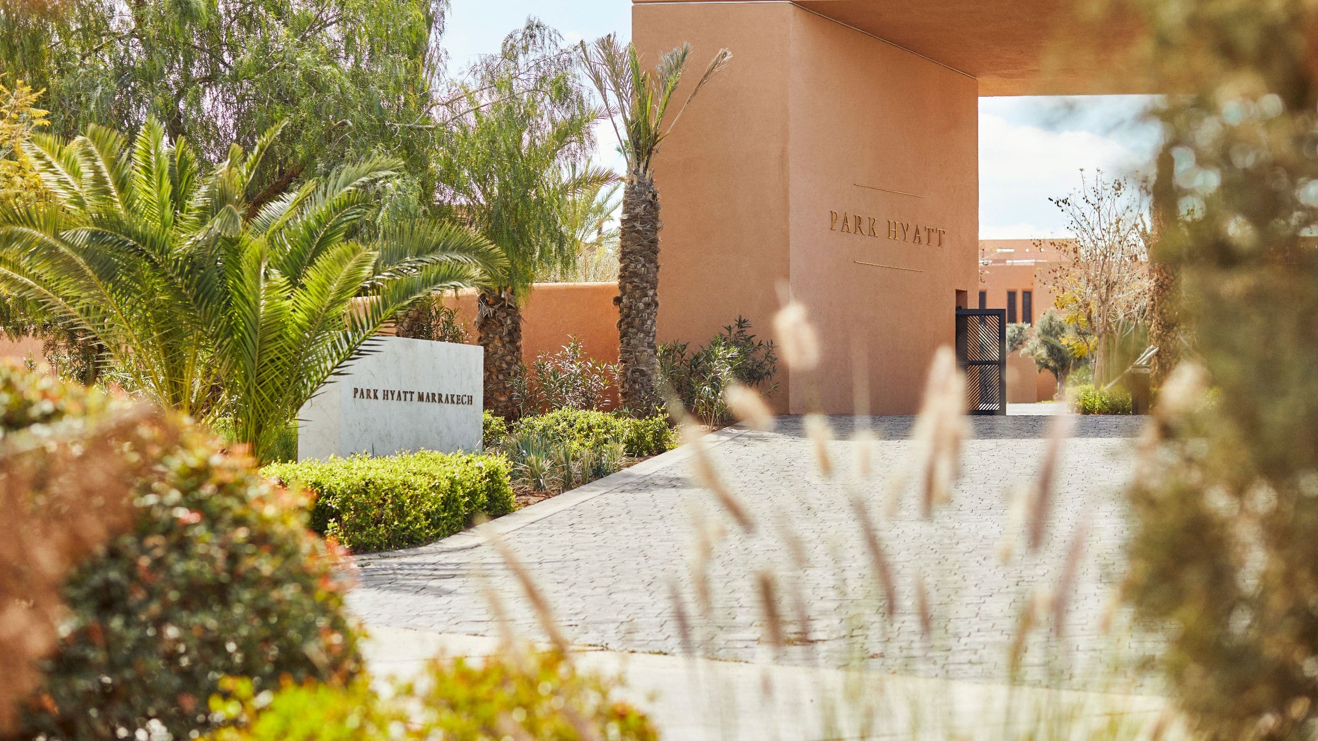 Park Hyatt Marrakech Main Entrance Logo