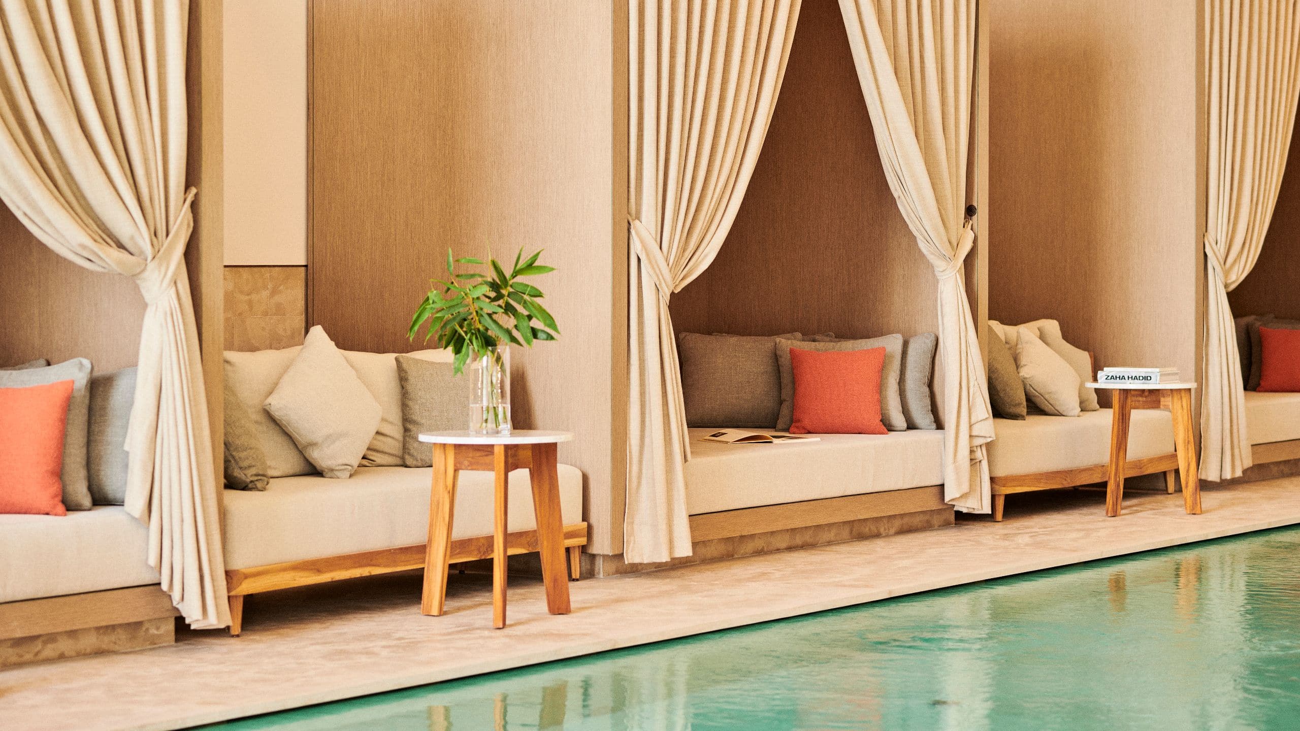 Park Hyatt Marrakech Spa Pool Relaxation Beds