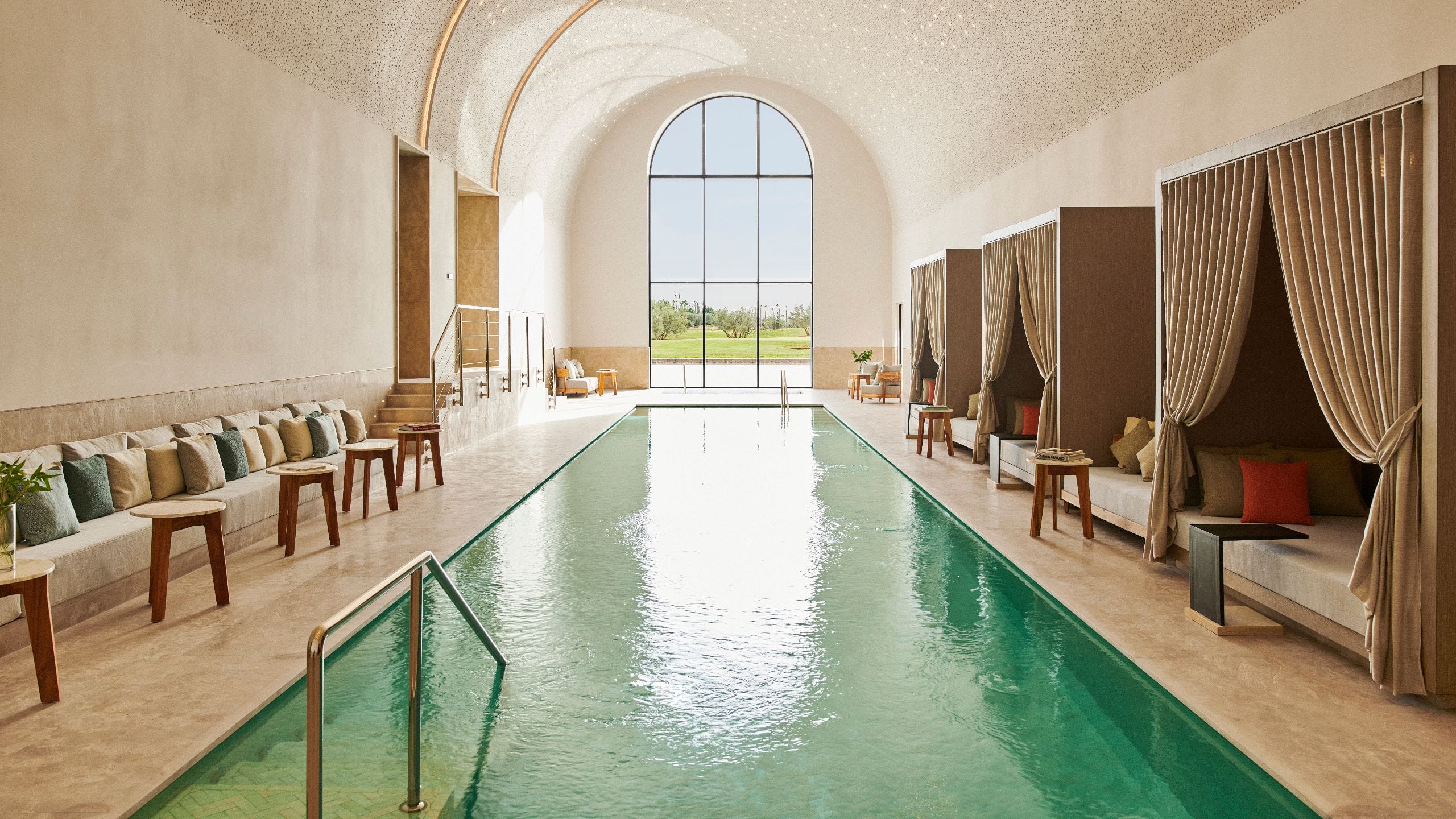 Park Hyatt Marrakech Spa Pool Solarium Golf View