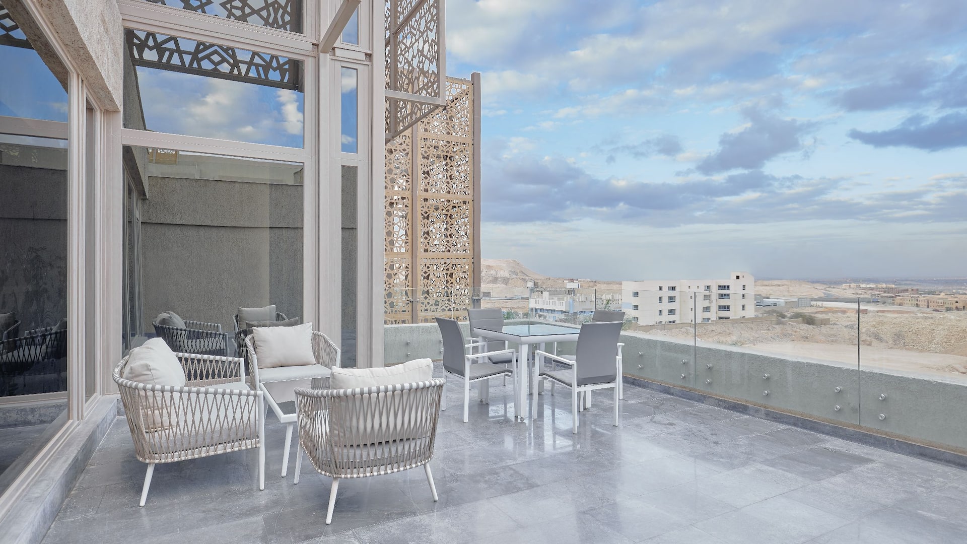 8 of 8 Hyatt Regency Cairo West Royal Suite Balcony Seating
