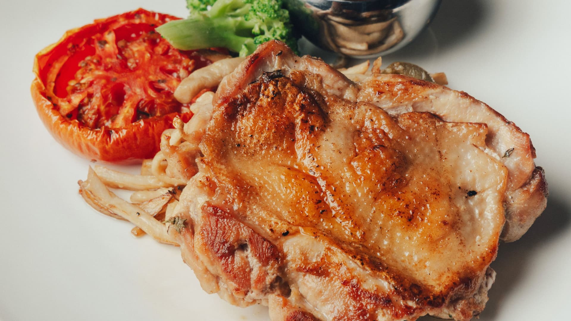 Grand Hyatt Taipei Pan Fried Chicken Thigh