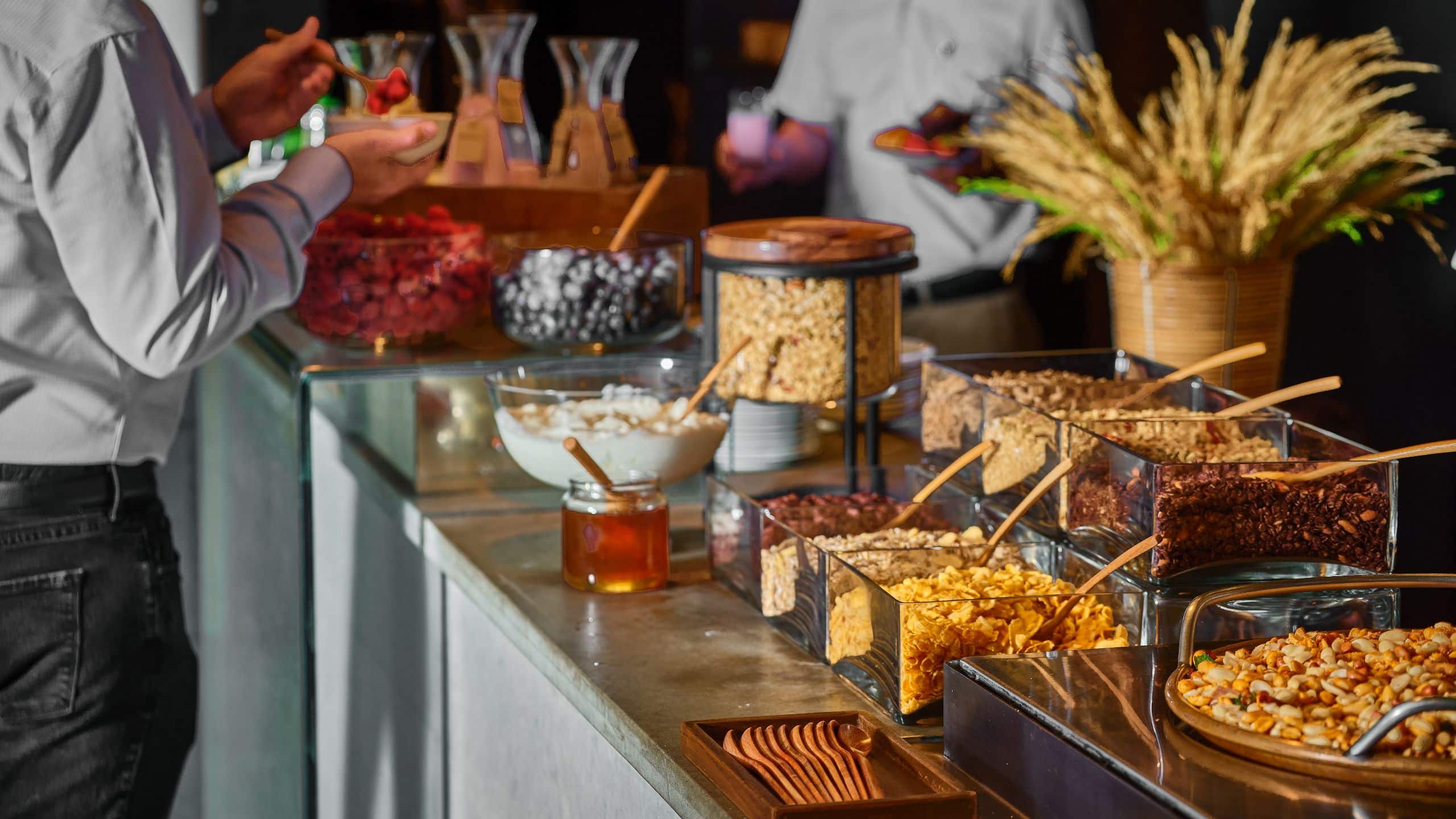Global Breakfast Cereal Buffet Fresh Fruit