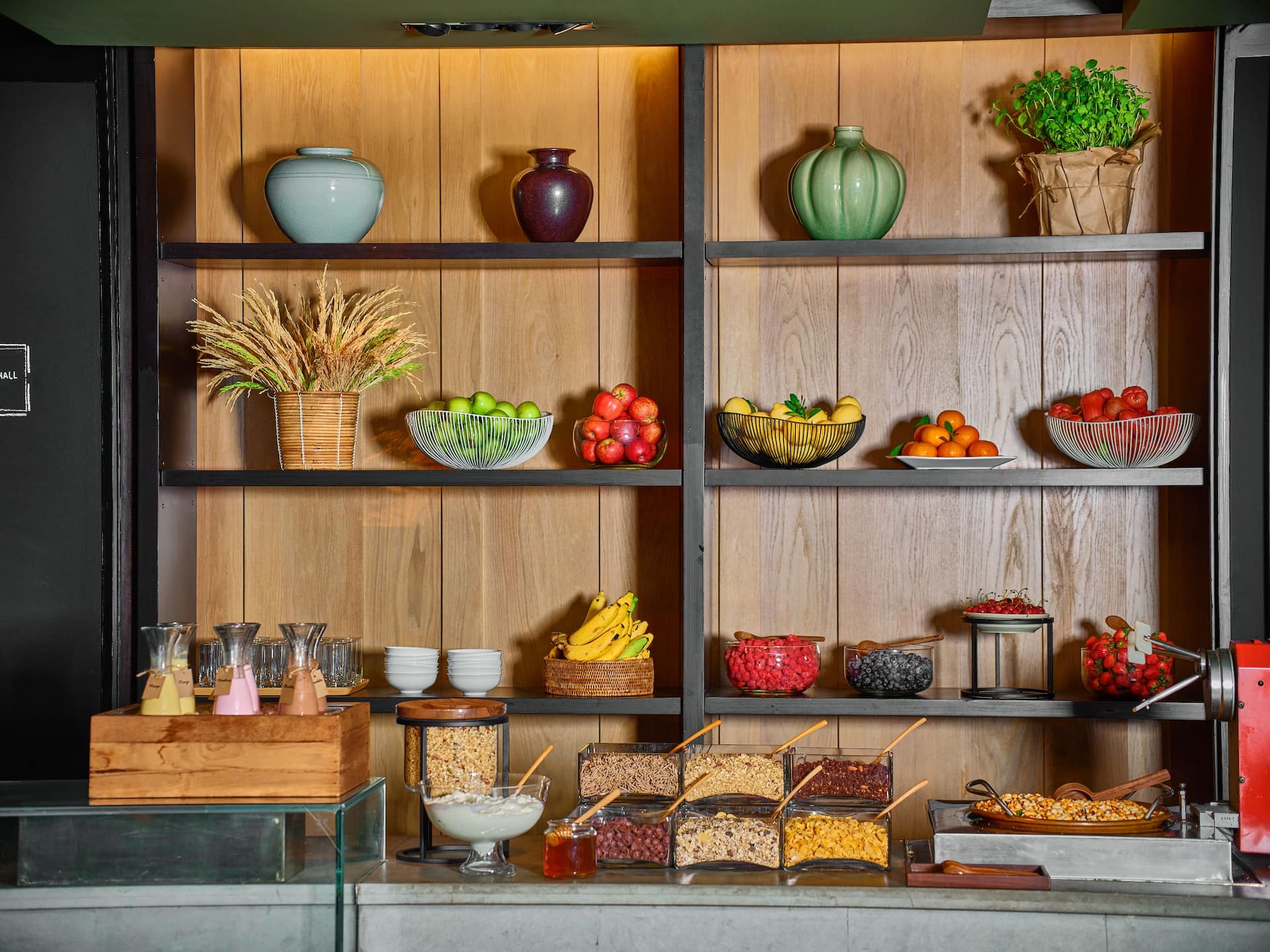 Global Cereal And Fresh Fruit Breakfast Buffet