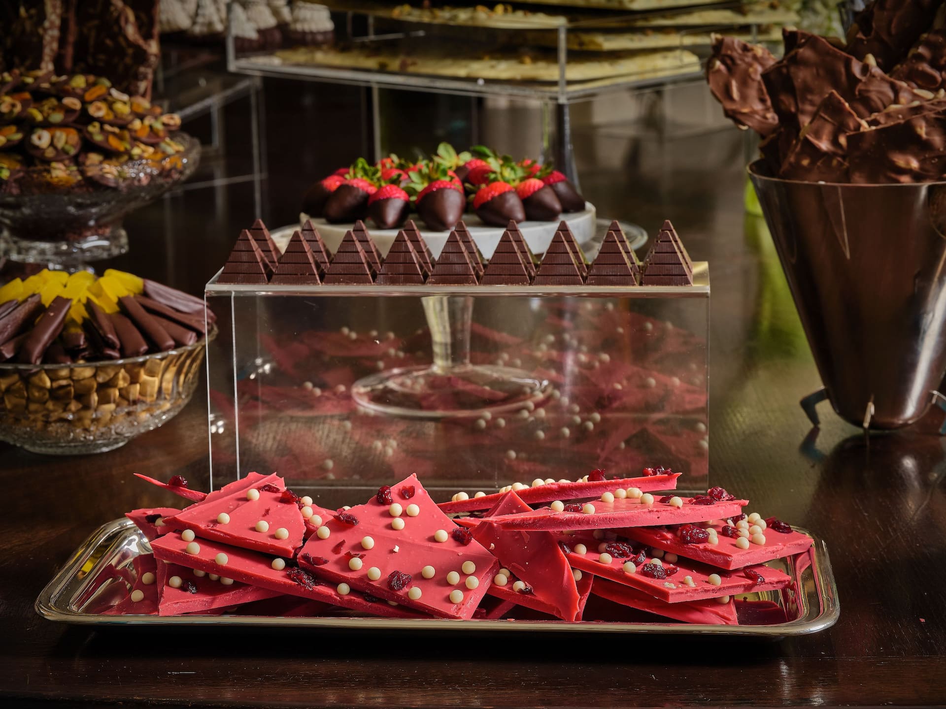 Global Chocolate Raspberry Bark
