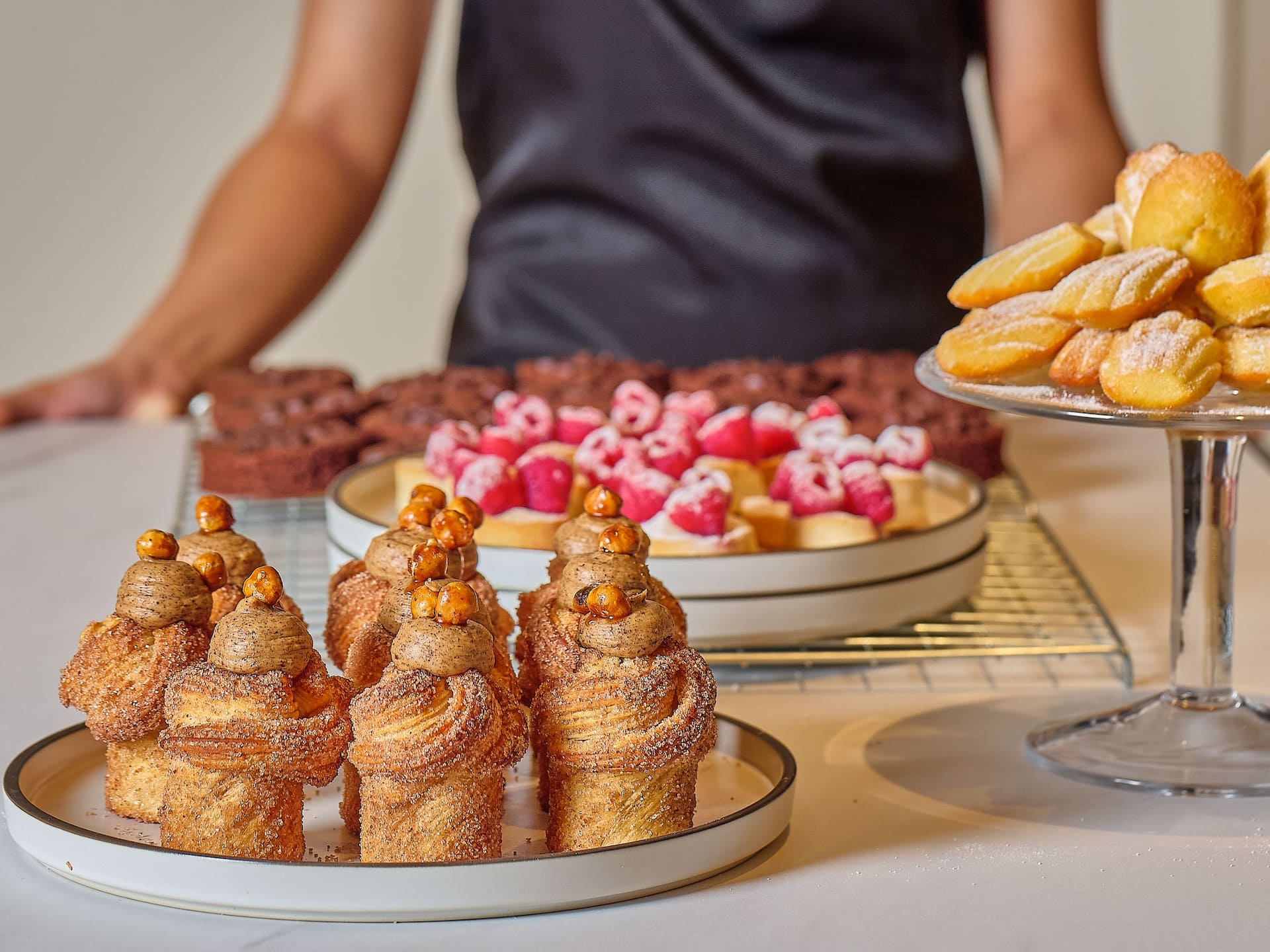 Global Hazelnut Croffin And Madeleine Display