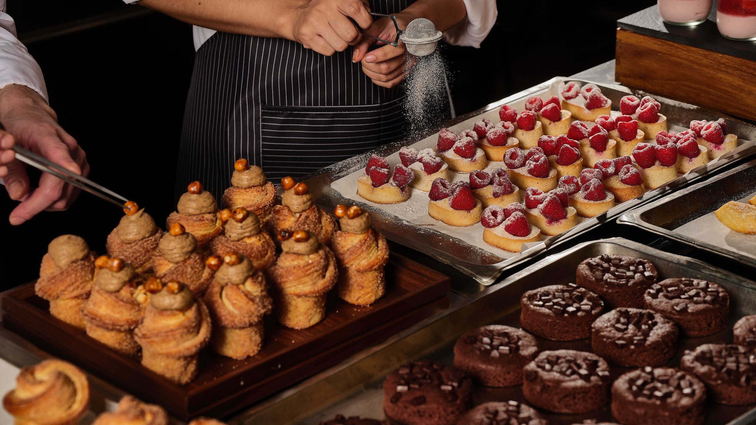 Global Hazelnut Croffin Chocolate Cookies And Friand Buffet