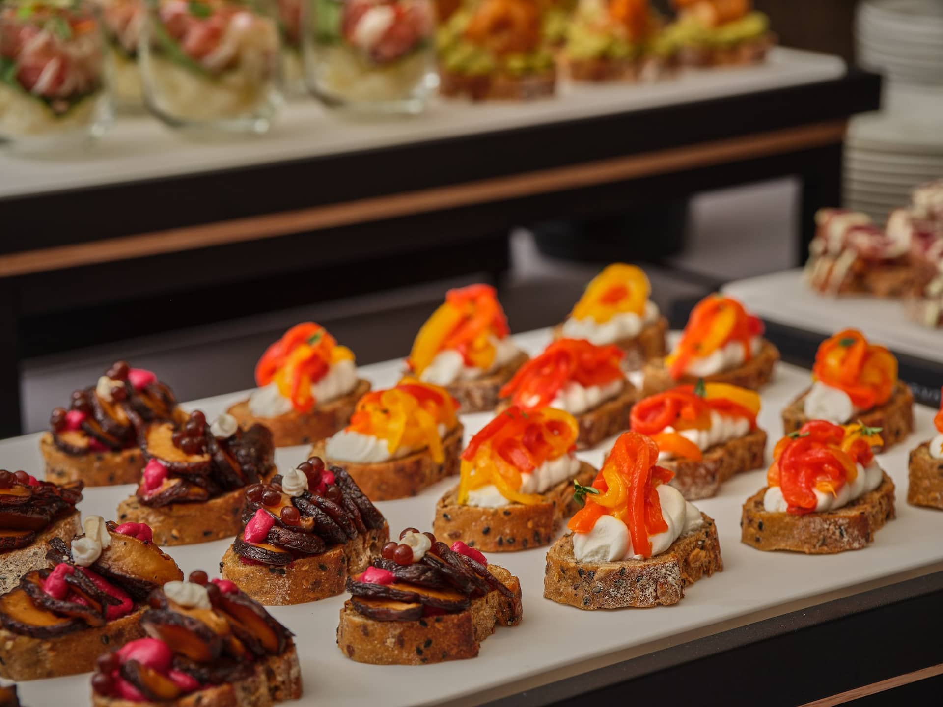 Global Bruschetta Red Pepper And Mushroom