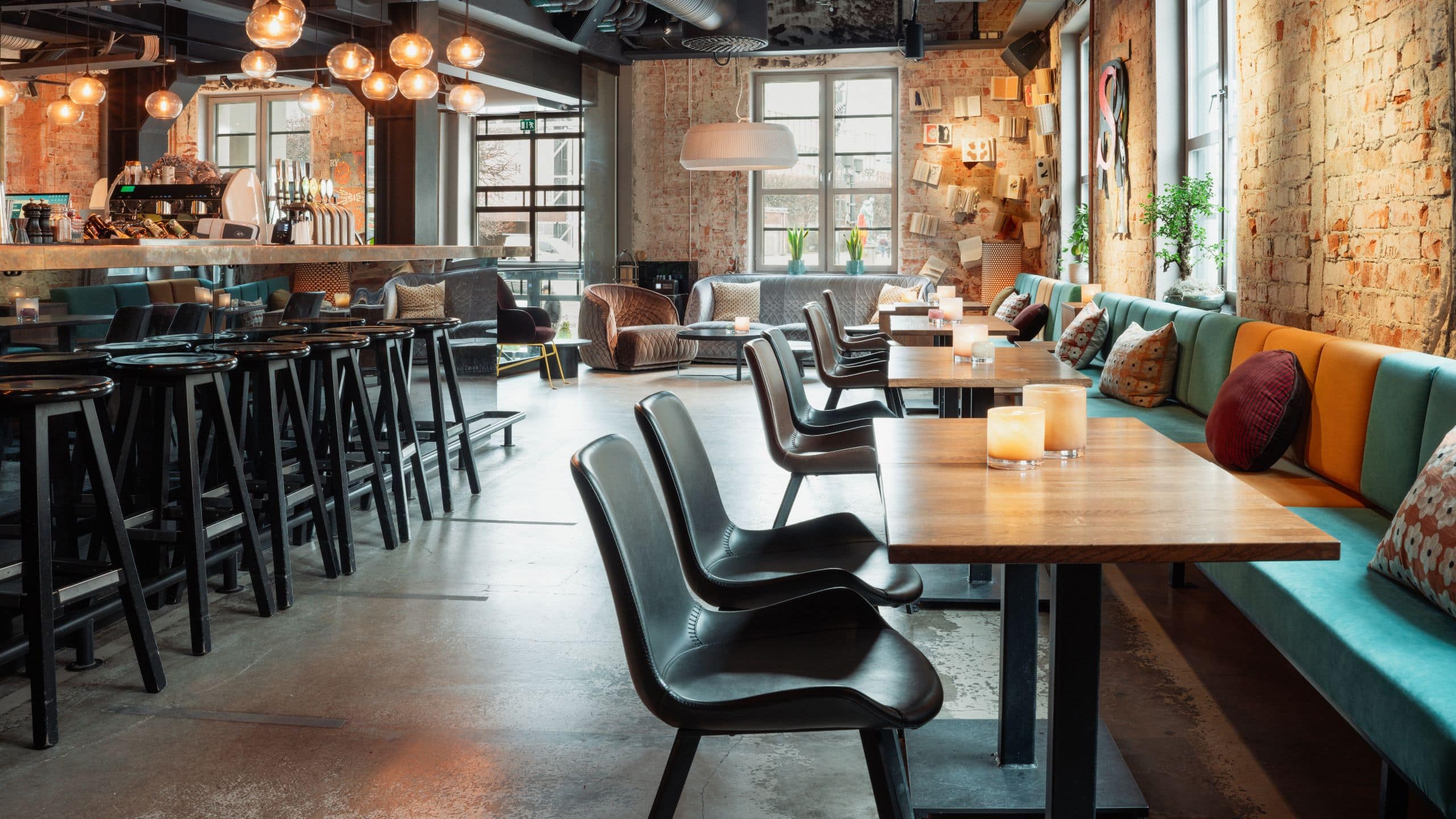 4 of 4 Story Hotel Stockholm North Restaurant Signal Bar Lobby