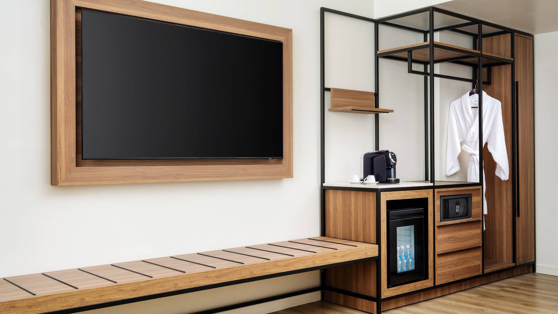 Hyatt Regency Panama City Guestroom Closet With Robe