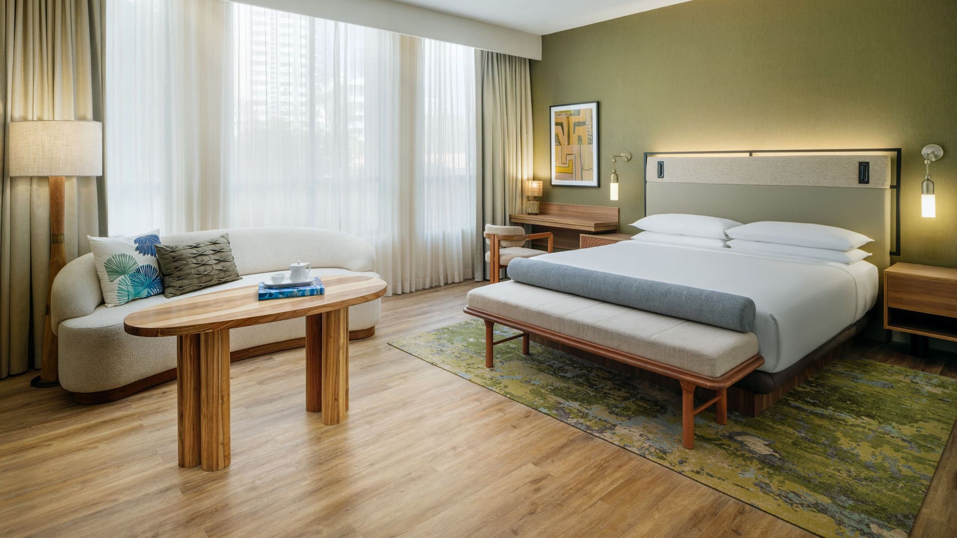 1 de 1 Hyatt Regency Panama City King Bed Guestroom Wide Angle With TV