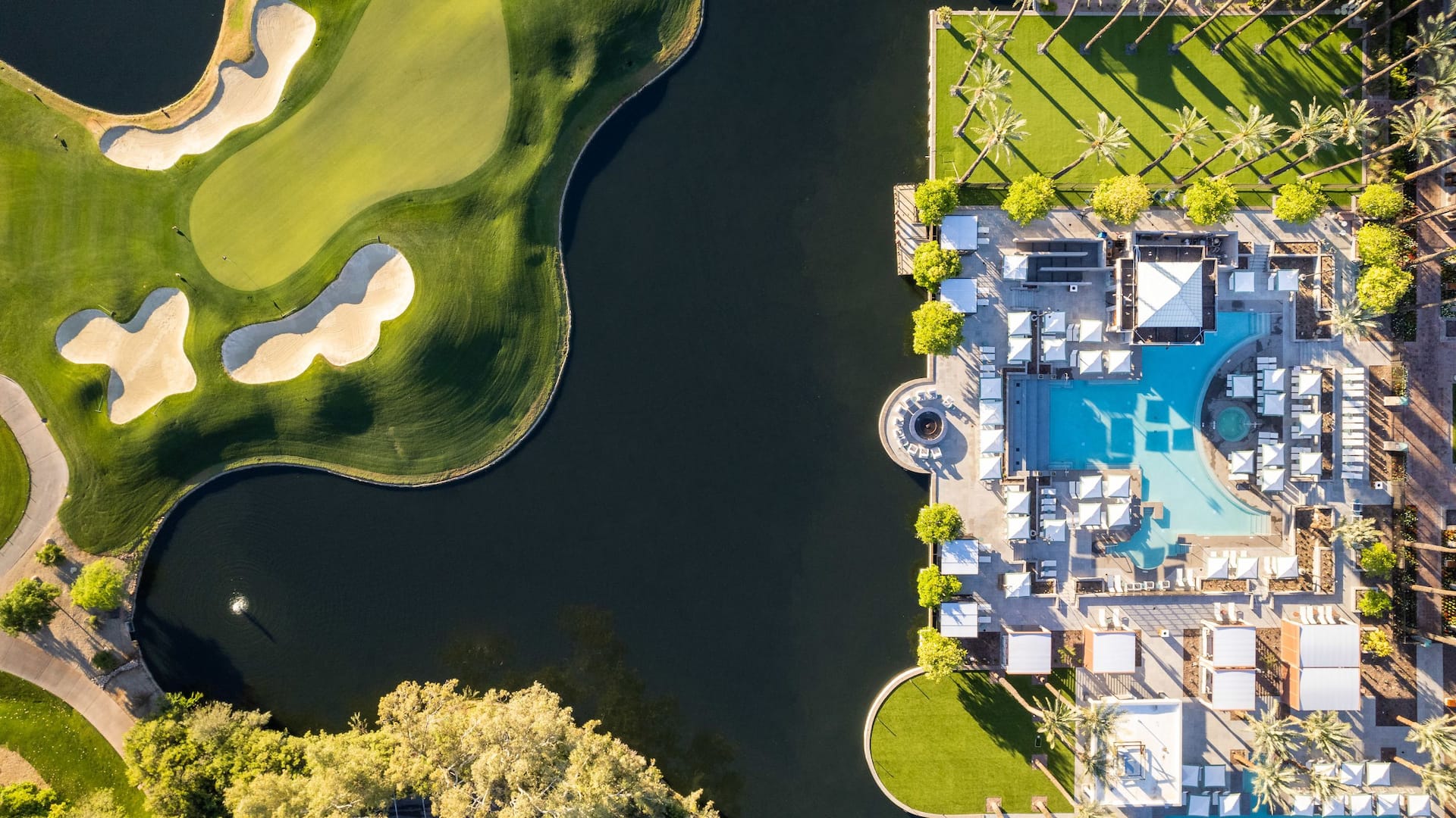 Hyatt Regency Scottsdale Resort & Spa at Gainey Ranch Drone Pool Golf Course