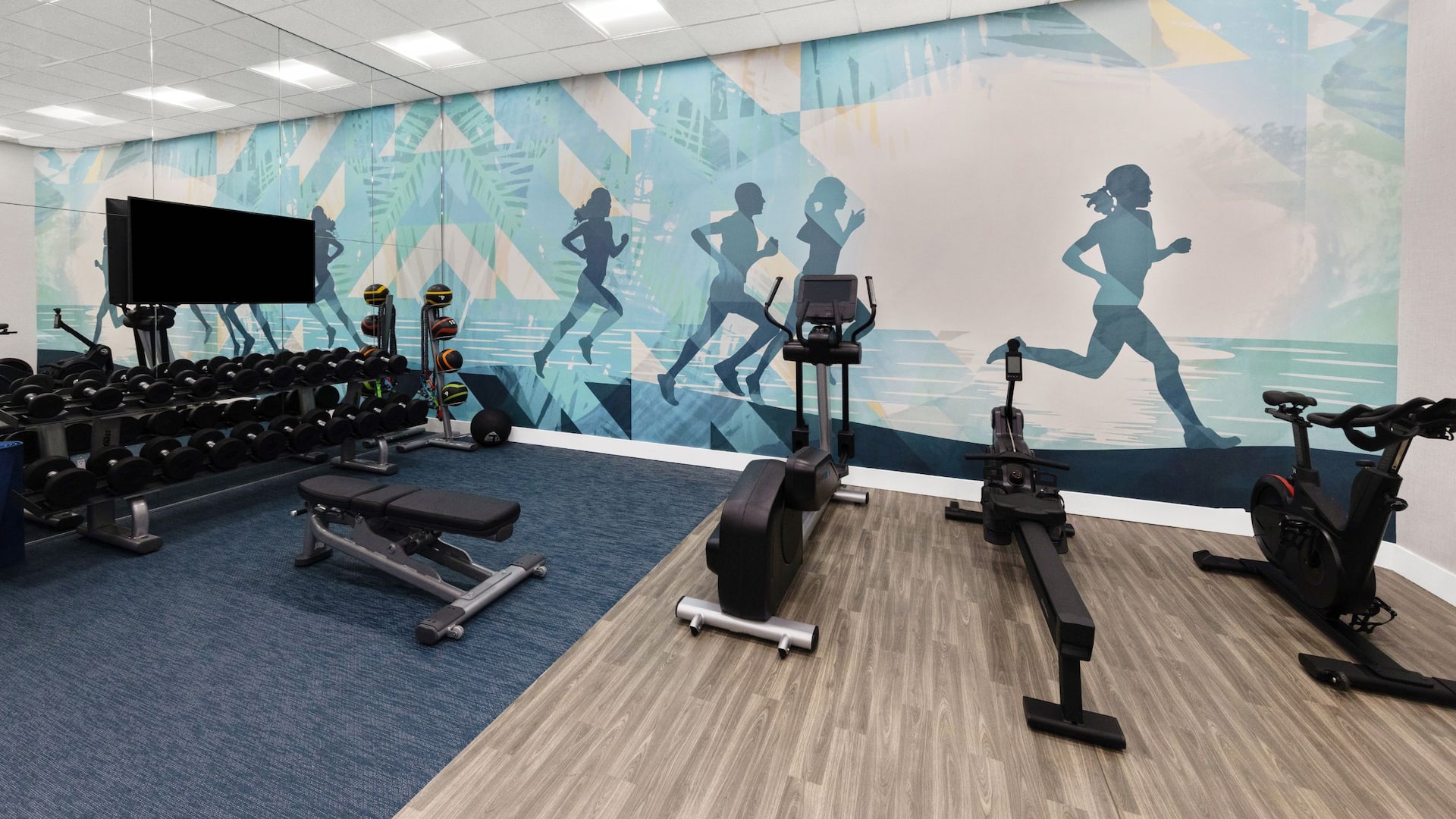 Hyatt Place West Palm Beach/Downtown Fitness Center Weights And Cardio