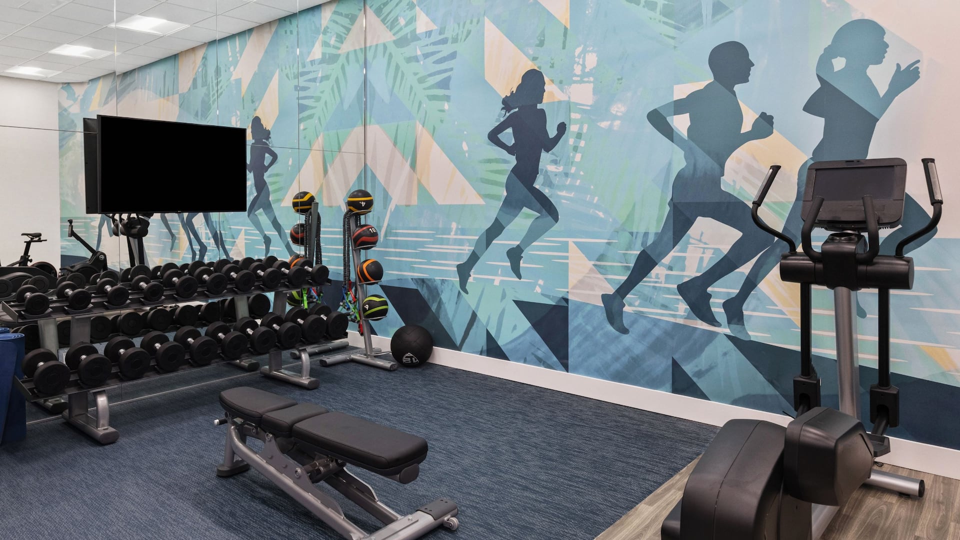 Hyatt Place West Palm Beach/Downtown Fitness Center Weights