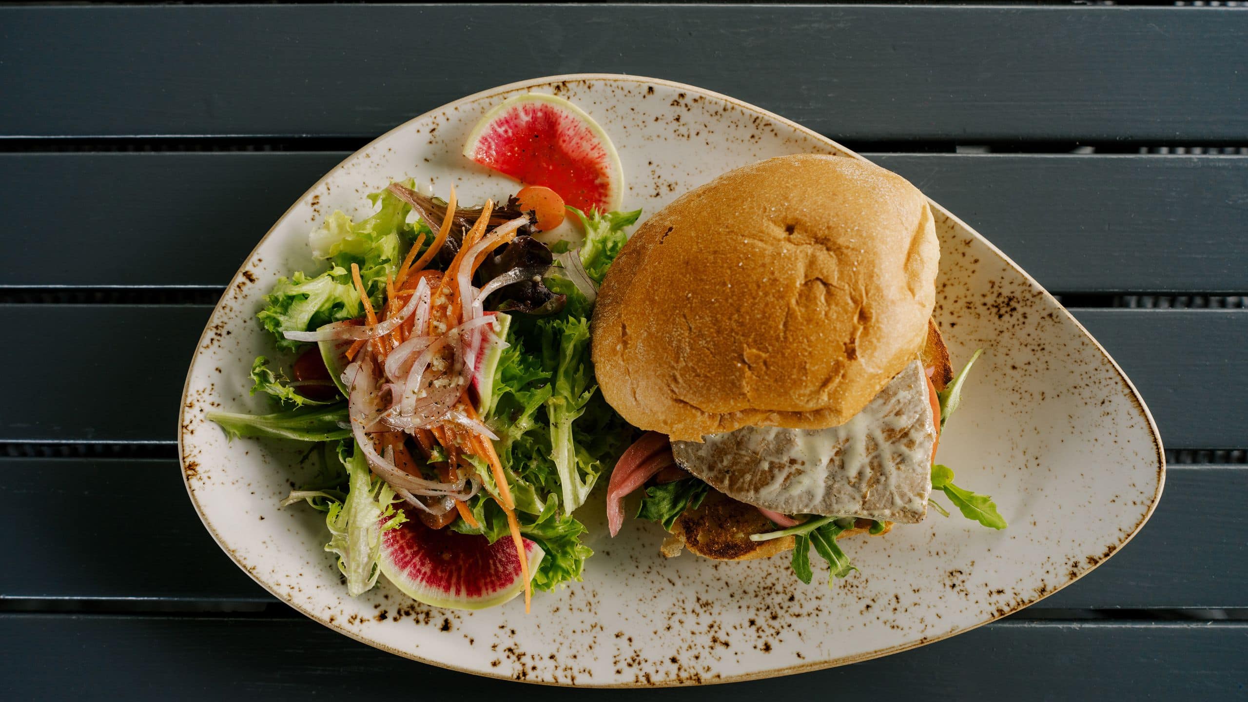 Hana-Maui Resort Local Catch Fish Sandwich