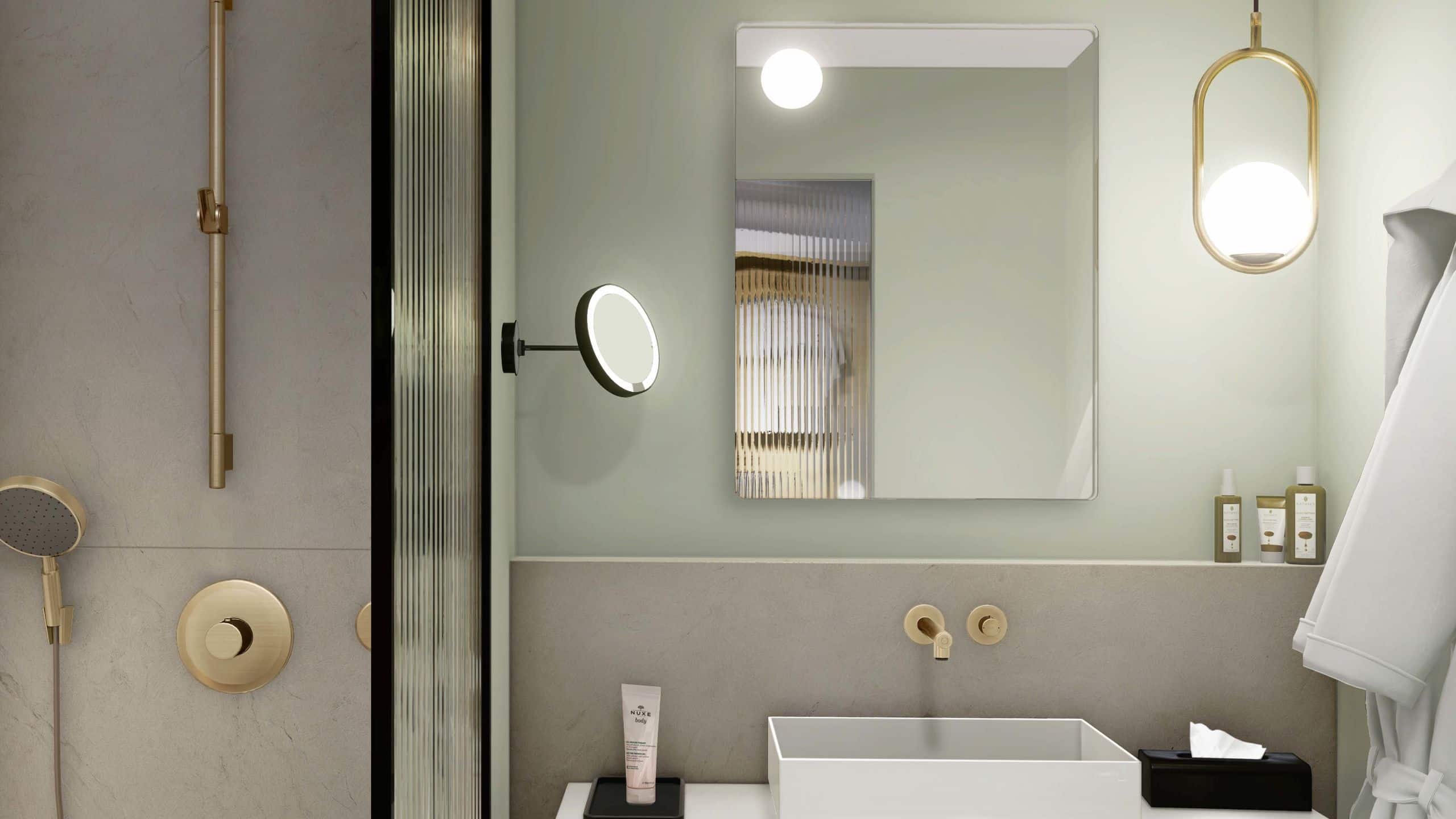 Hyatt Centric Reims Guestroom Bathroom