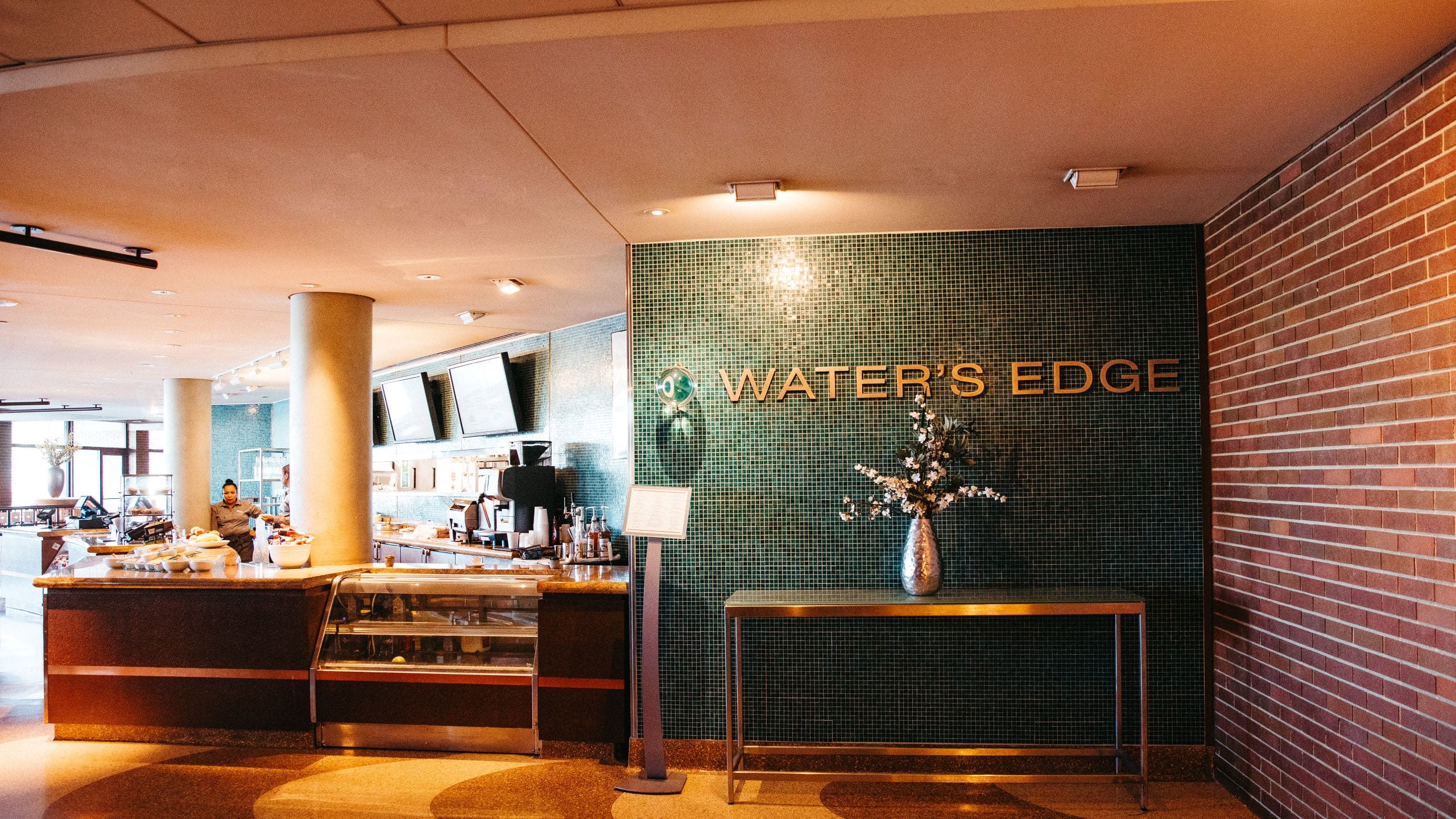 Hyatt Lodge Oak Brook Chicago Waters Edge Entrance Signage