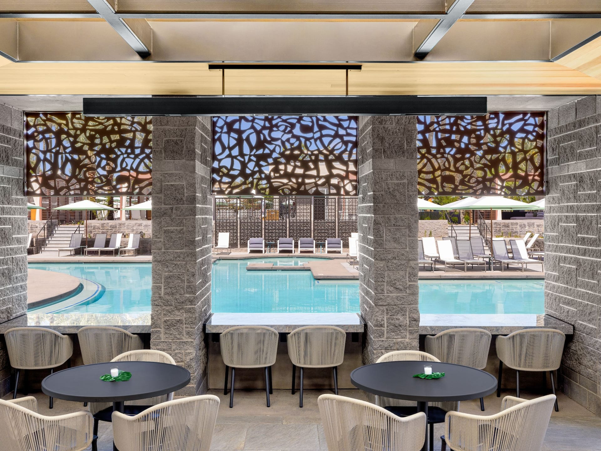 Hyatt Regency Scottsdale Resort & Spa at Gainey Ranch H2oasis Seating Pool View