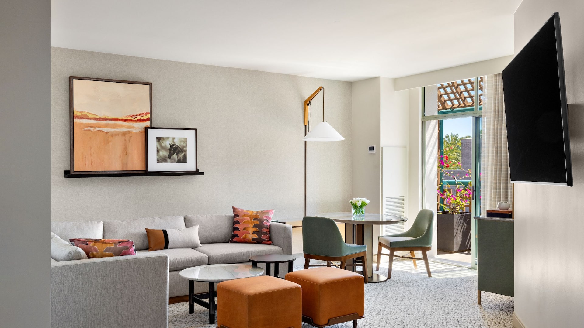 1 of 5 Hyatt Regency Scottsdale Resort & Spa at Gainey Ranch Palm Suite Living Area Seating