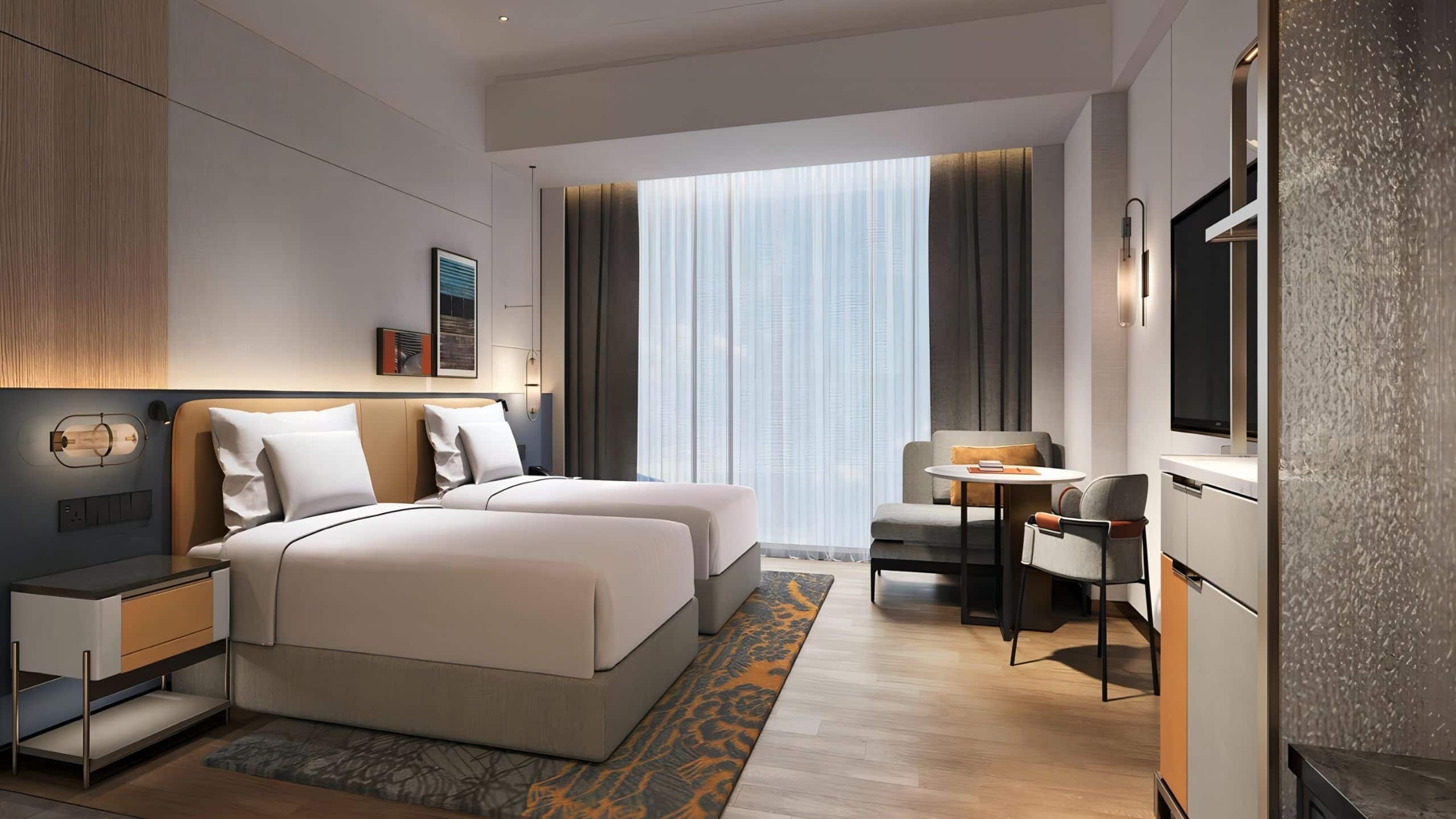 The Perennial Tianjin Two Queen Beds Room