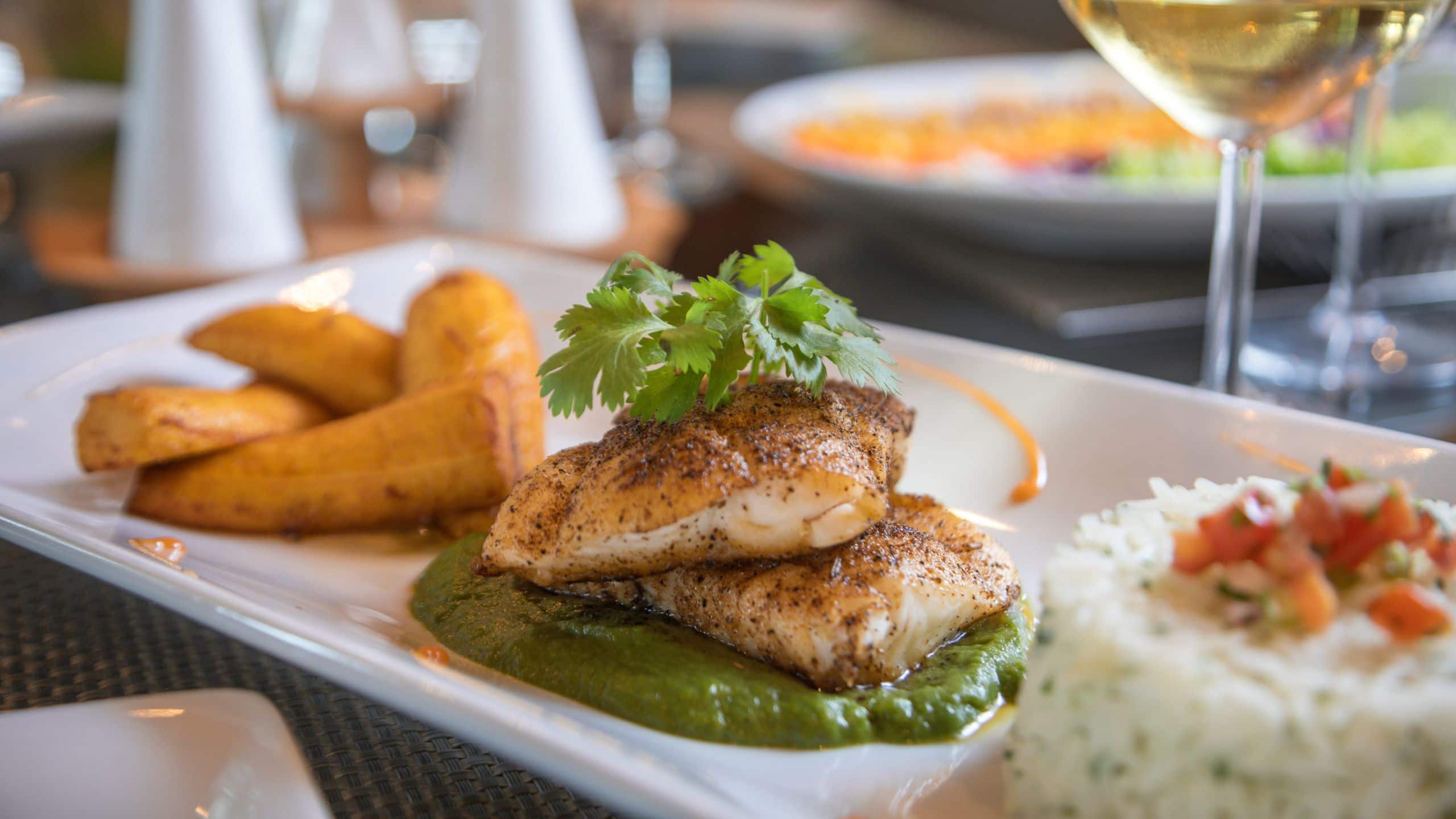 Placencia Resort Plated Food