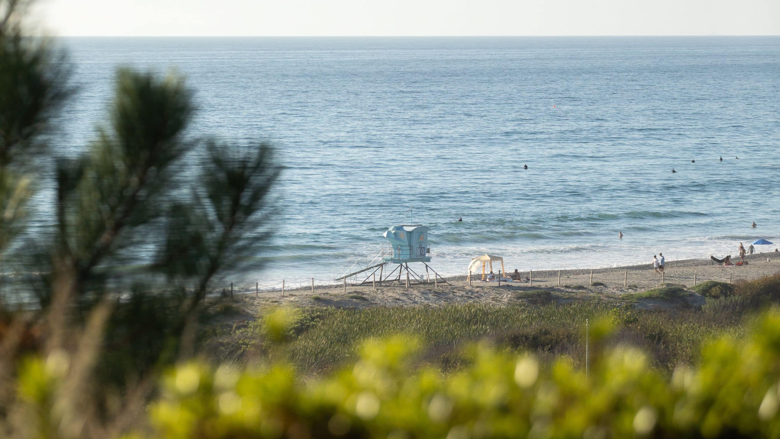 Alila Marea Beach Resort Encinitas Ponto Beach View With Lifeguard Tower