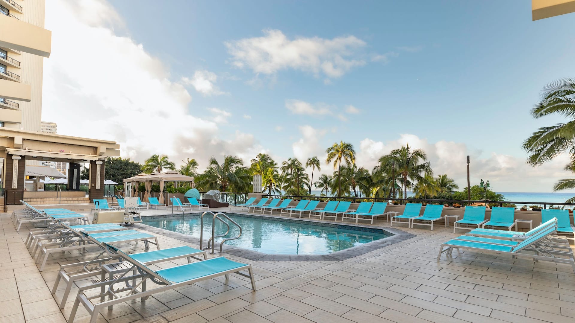 Hyatt Regency Waikiki Beach Resort and Spa Pool Deck