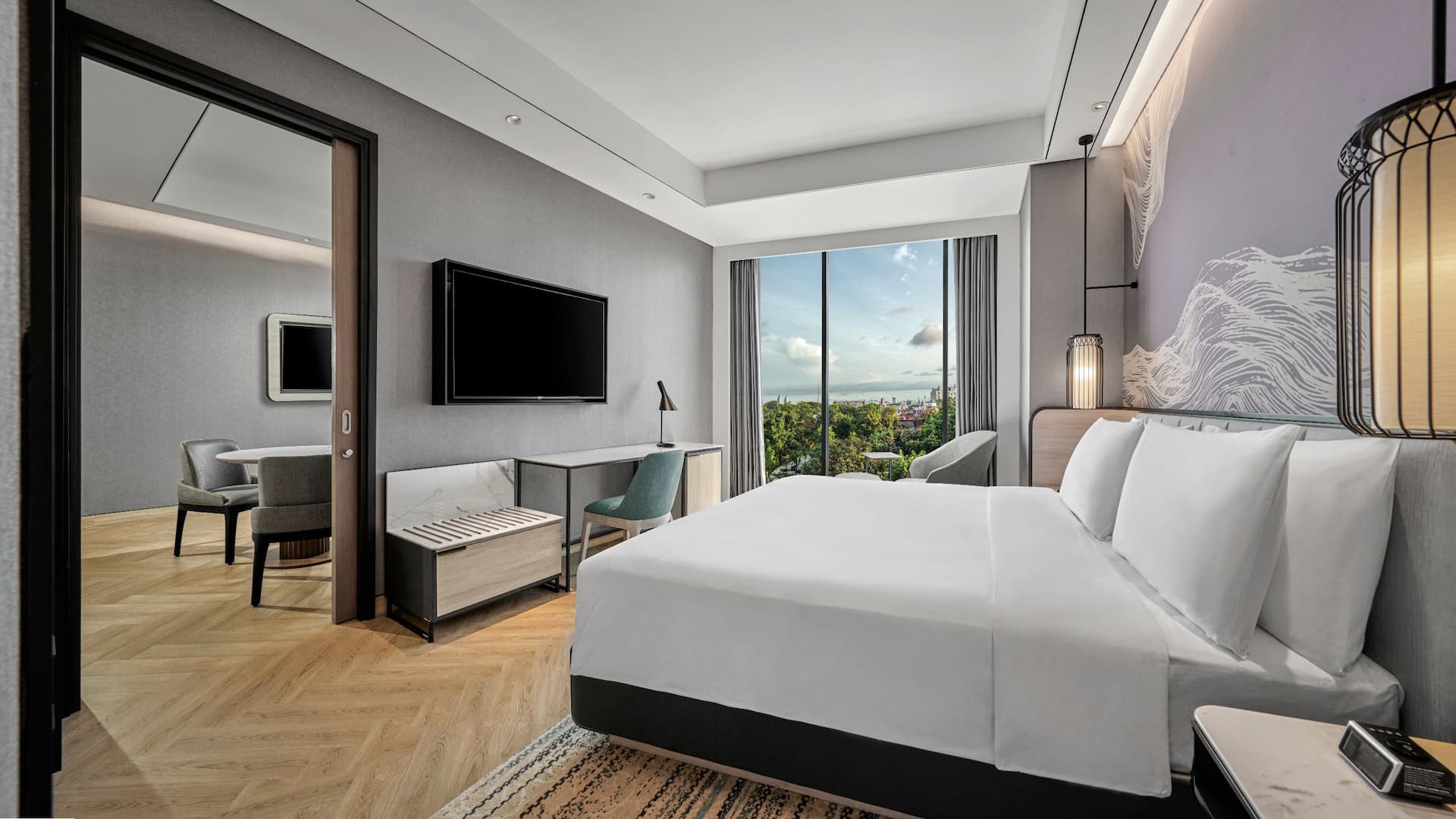 Hyatt Place Makassar King Suite Bedroom Window