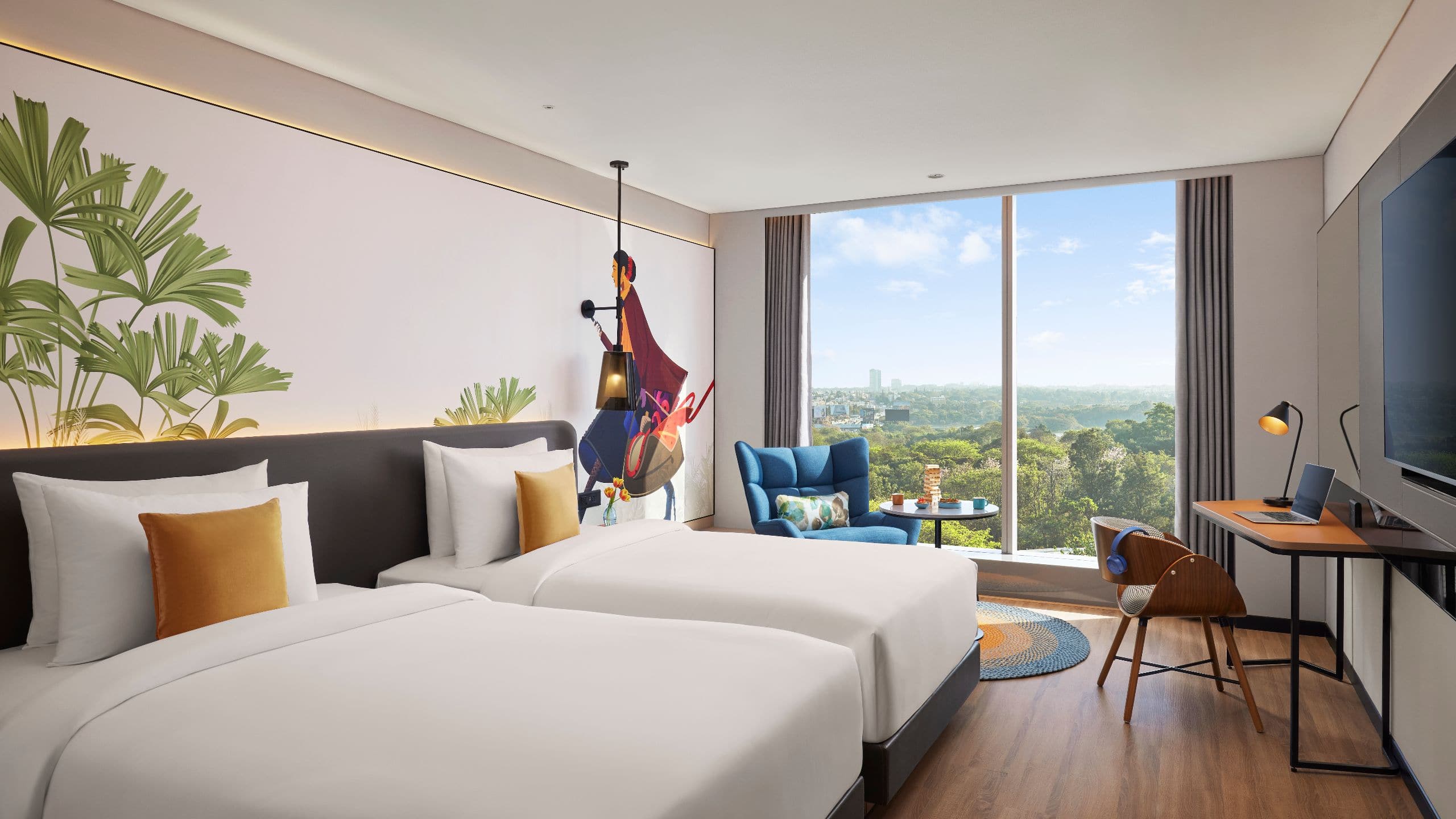 Hyatt Centric Hebbal Bengaluru Forest View Twin Expanse