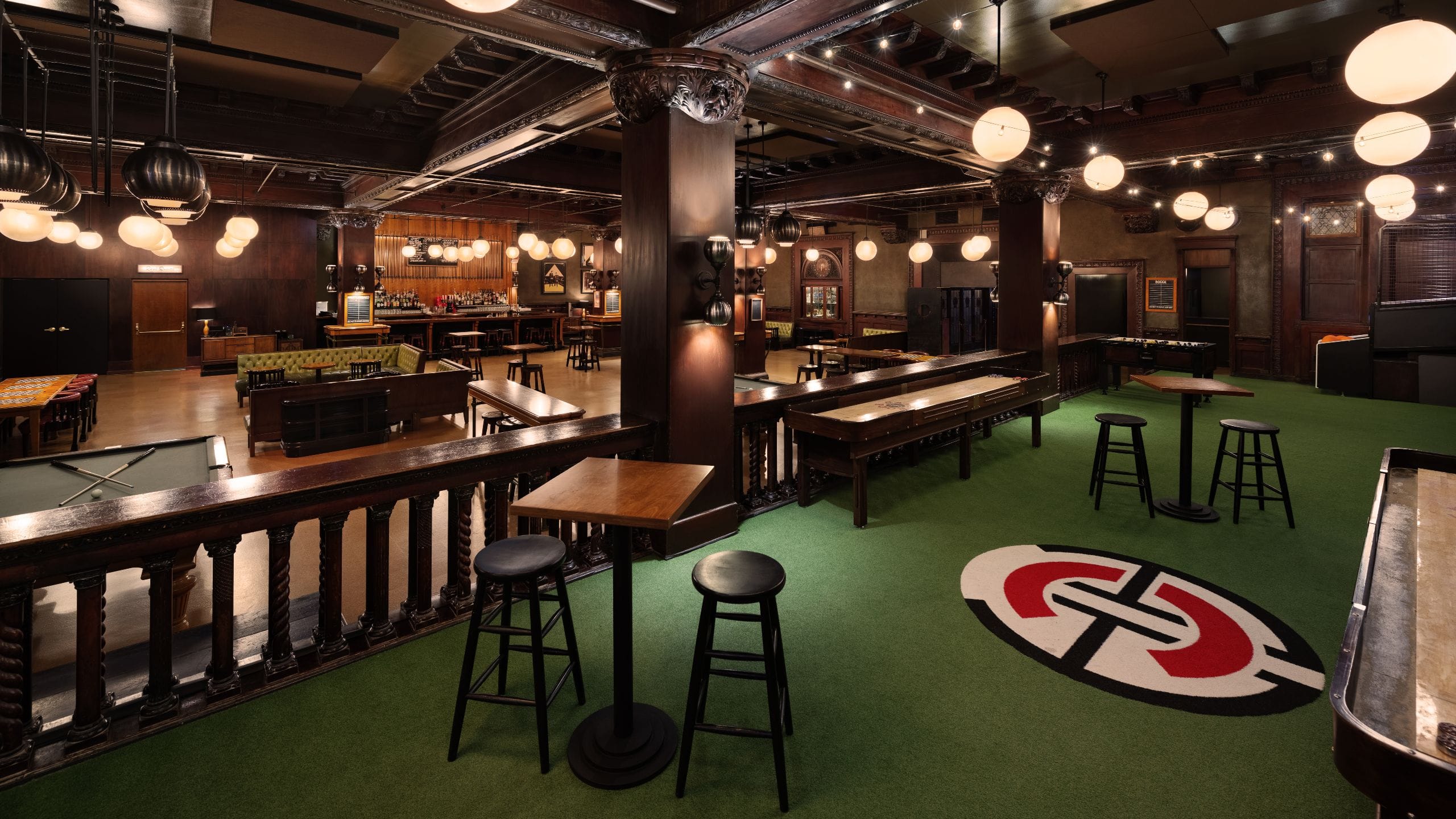 Chicago Athletic Association Gameroom Bocceball