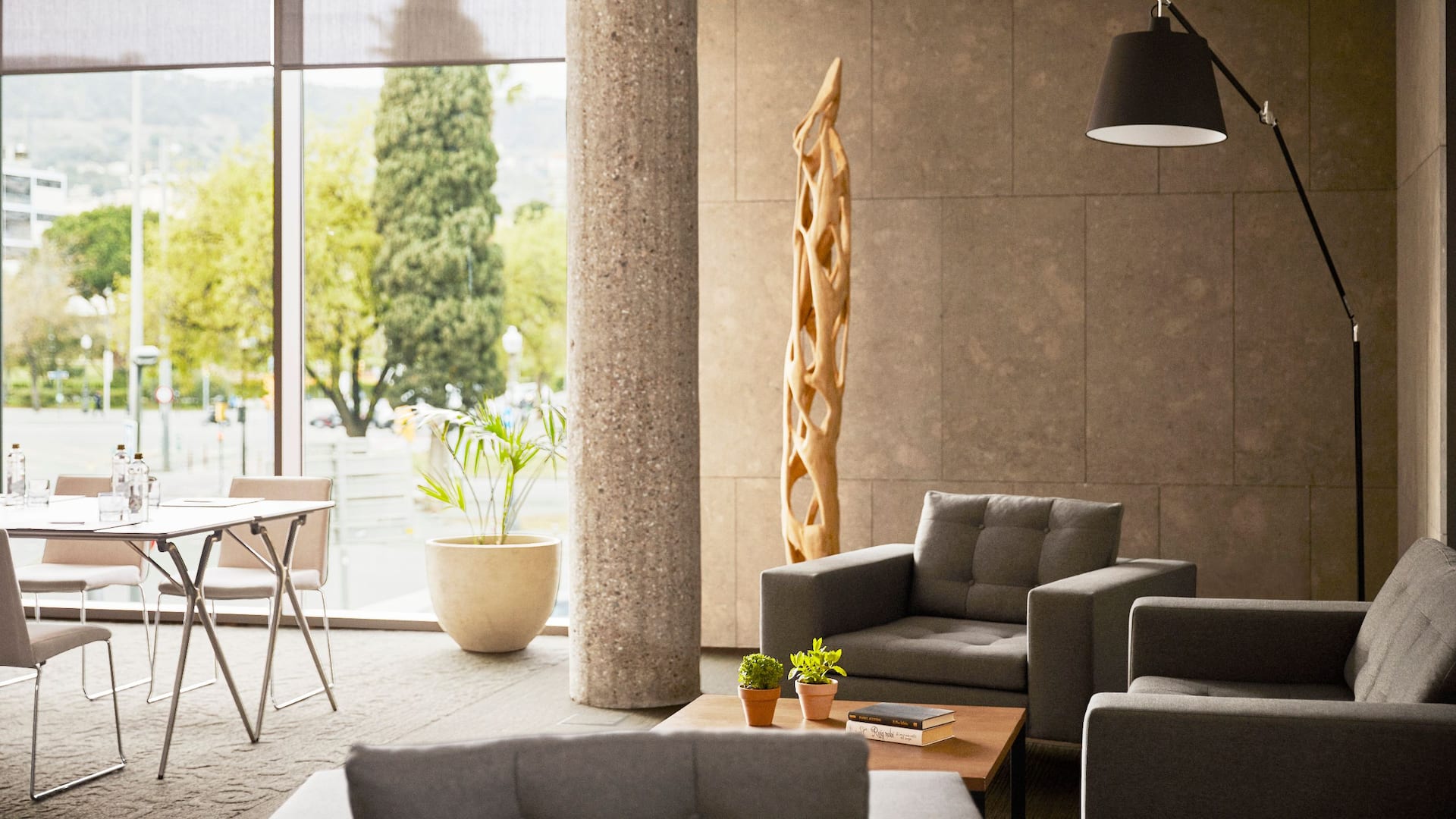 Grand Hyatt Barcelona Balcony Boardroom Details