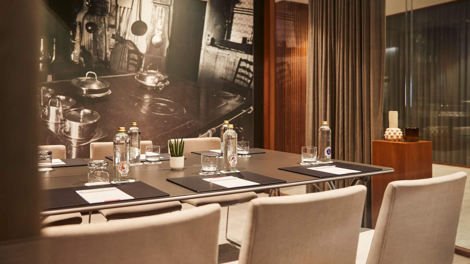 Grand Hyatt Barcelona Kitchen Boardroom Close Up