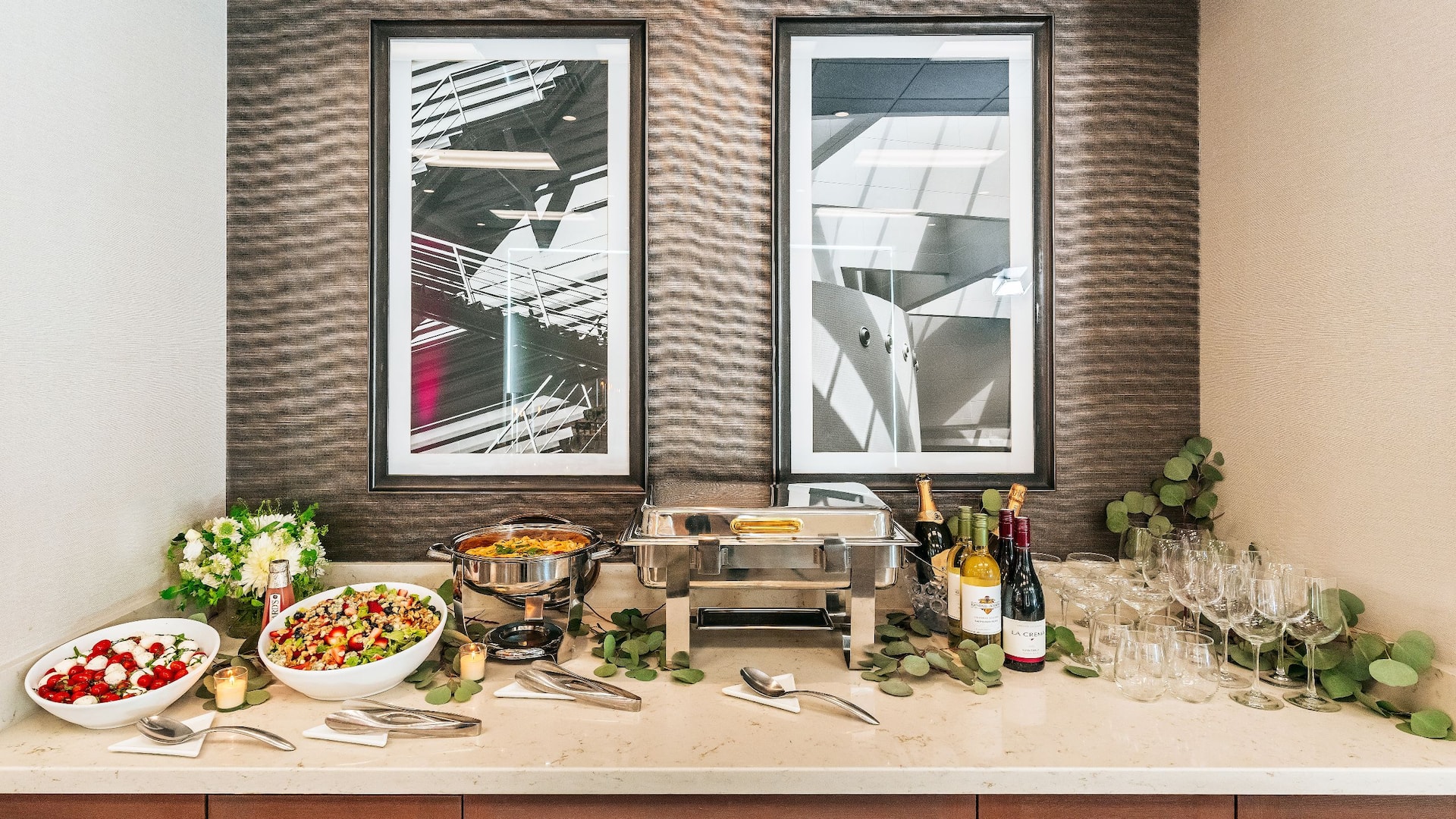 Hyatt Place Milwaukee Downtown Buffet Spread