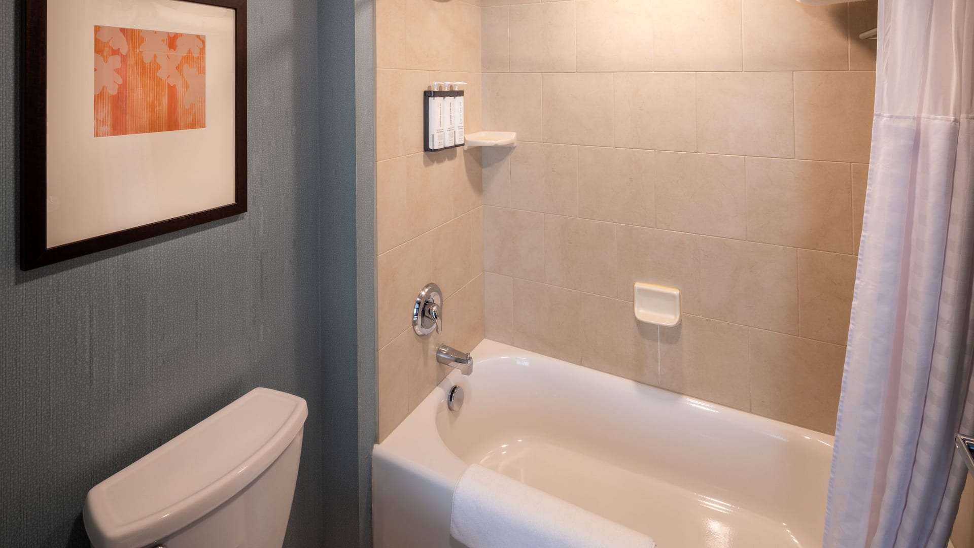 3 of 4 Hyatt Place Seattle/Downtown Guestroom Bathroom Bathtub