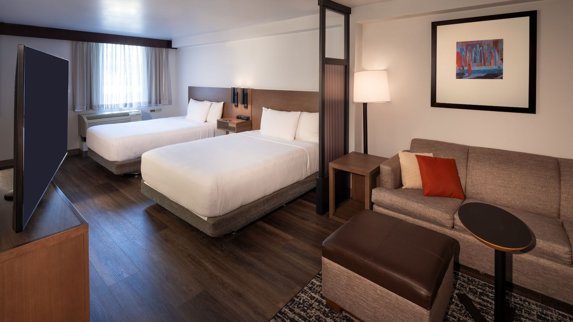 Hyatt Place Seattle/Downtown Accessible Guestroom Double Queen Beds