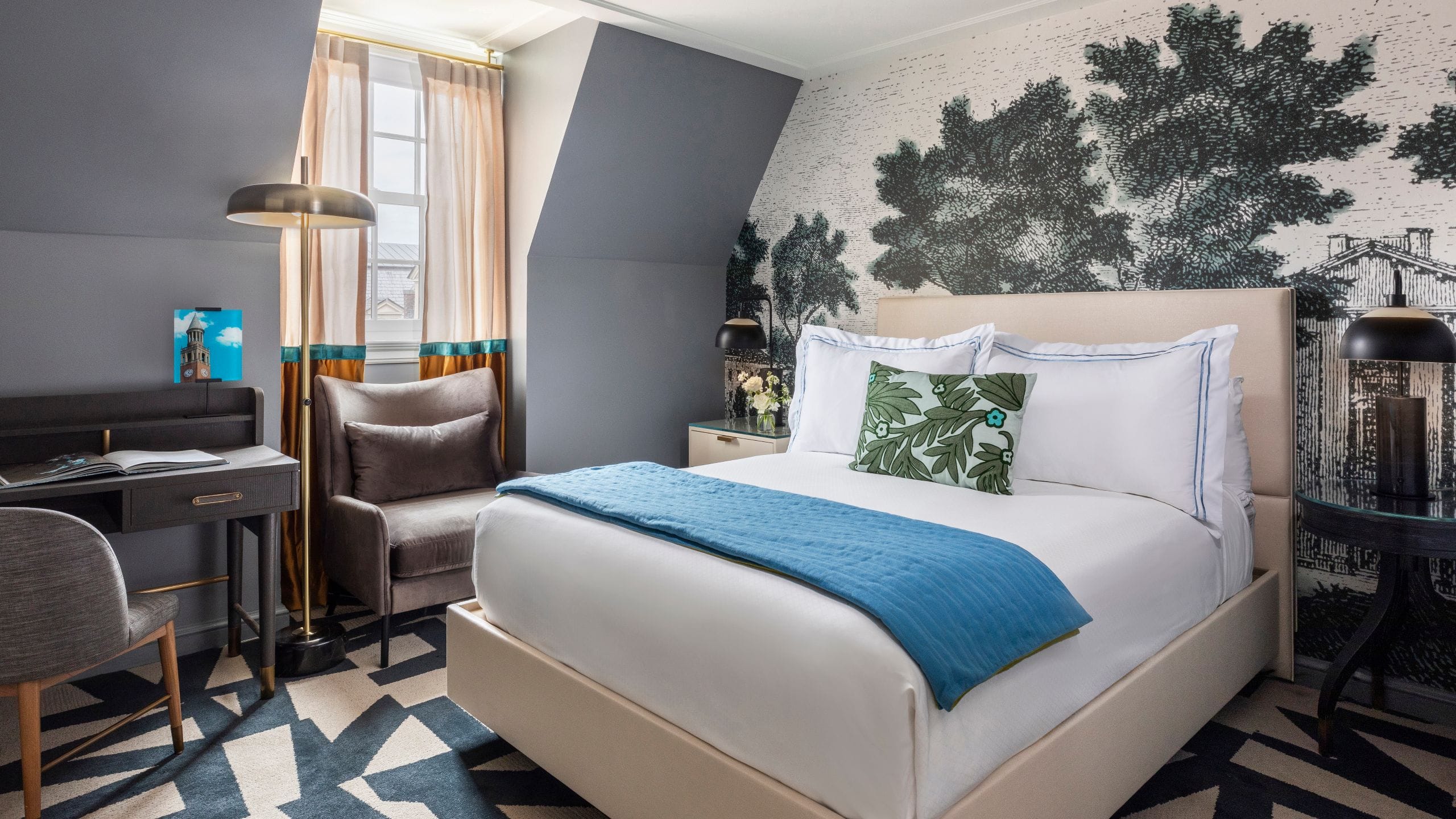 2 of 5 The Carolina Inn King Suite Bed