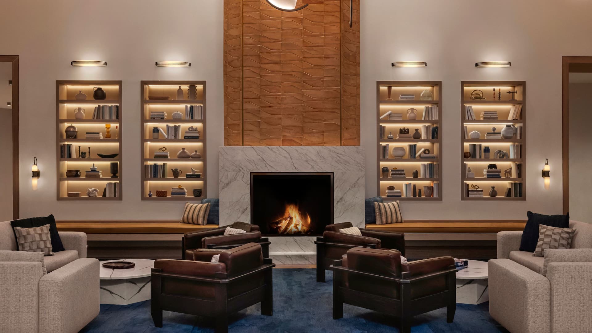 Hyatt Regency Irvine Lobby Evening