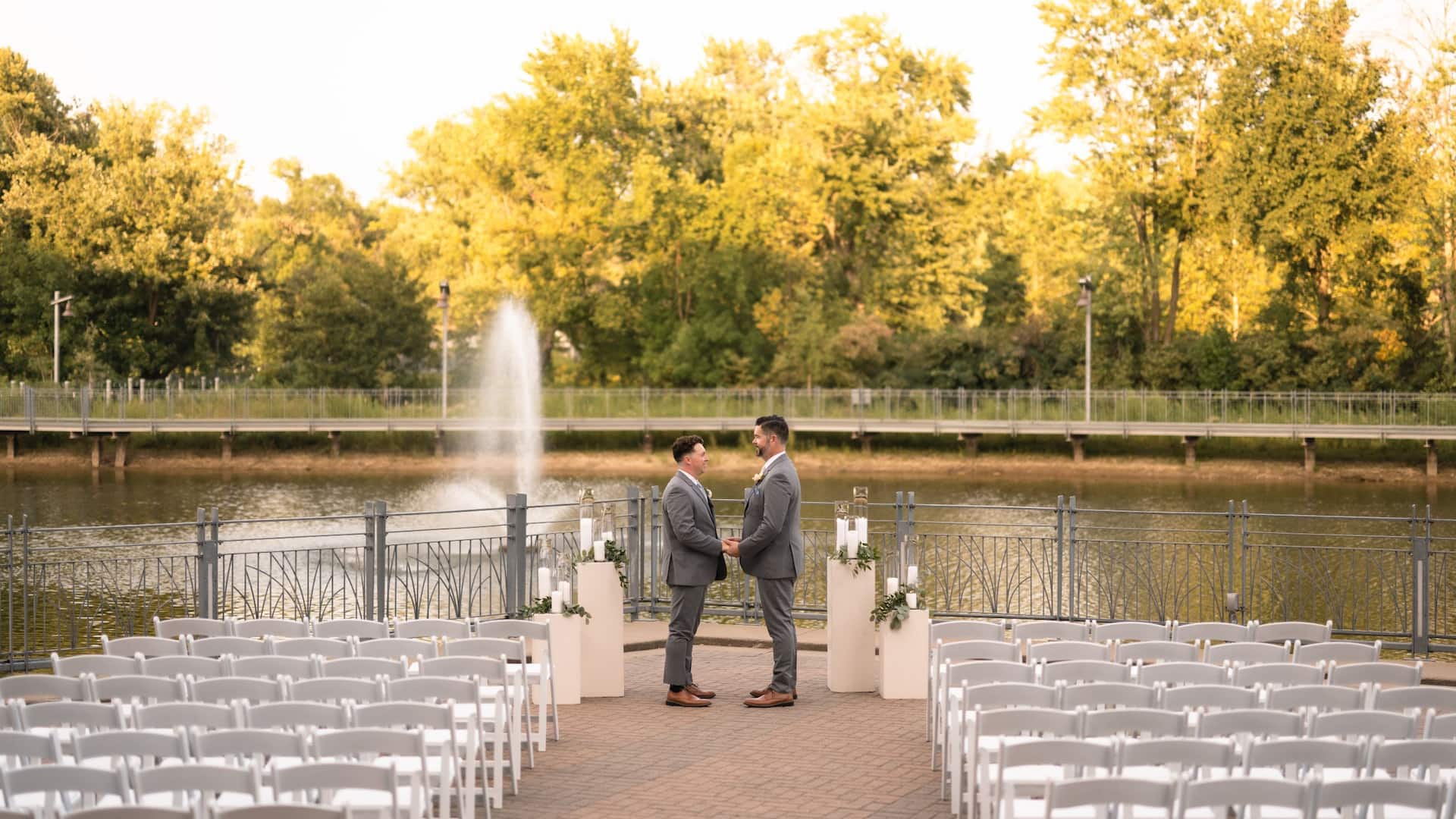 Hyatt Regency Coralville Hotel & Conference Center Wedding Ceremony