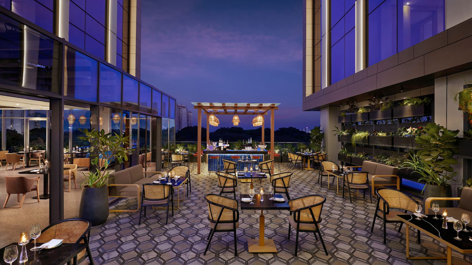 2 of 3 Hyatt Centric Hebbal Bengaluru Cosmo Pool Bar