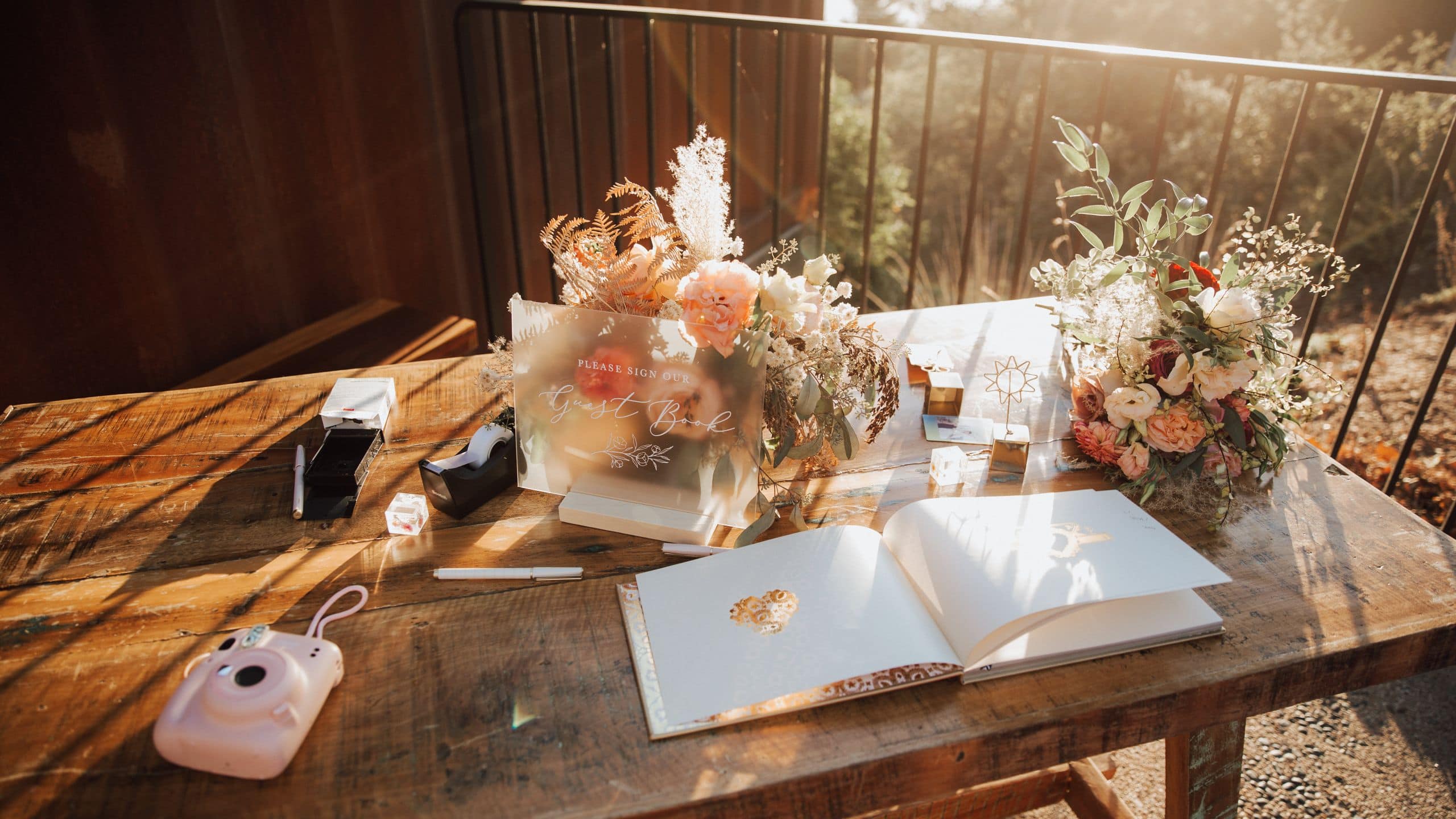 Alila Ventana Big Sur Glass House Guest Book Station