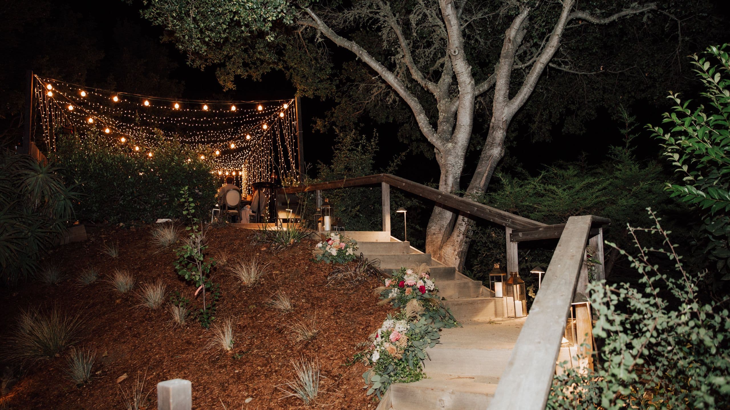 Alila Ventana Big Sur Sky Terrace Nighttime Path Detail